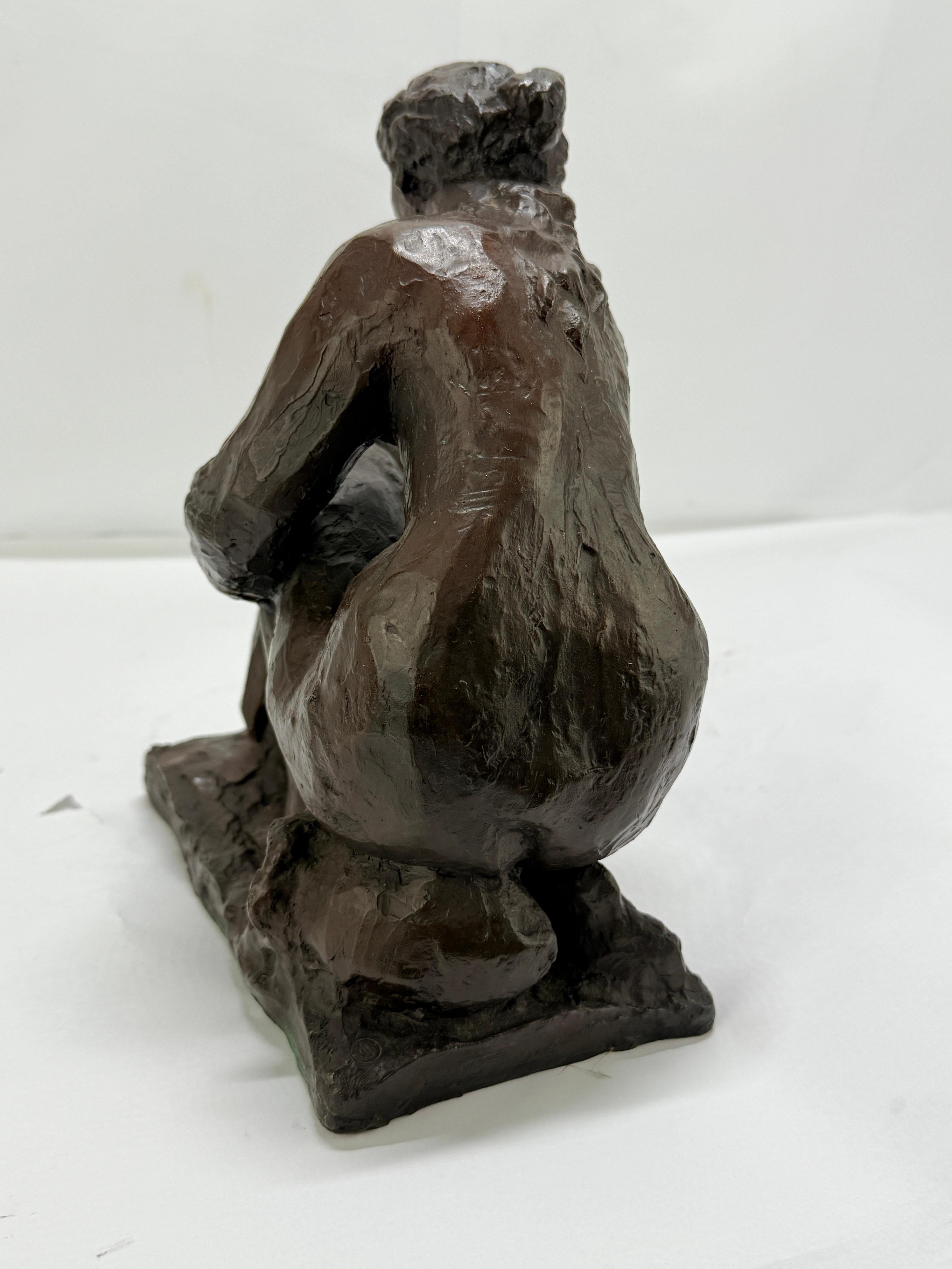 Dopo Pierre-Auguste Renoir & Richard Guino, La Petite Laveuse Scultura in bronzo in vendita 4