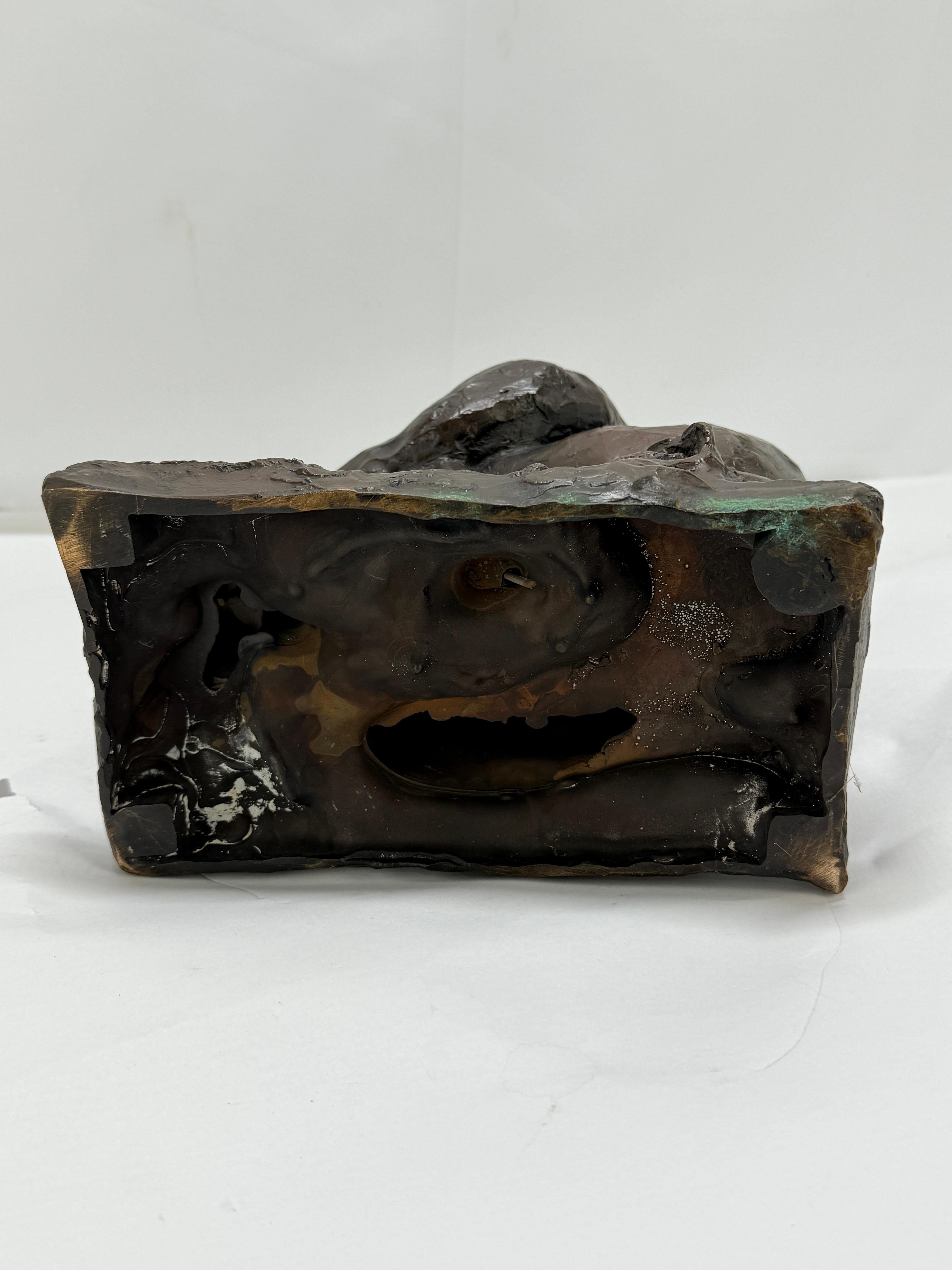 Dopo Pierre-Auguste Renoir & Richard Guino, La Petite Laveuse Scultura in bronzo in vendita 5