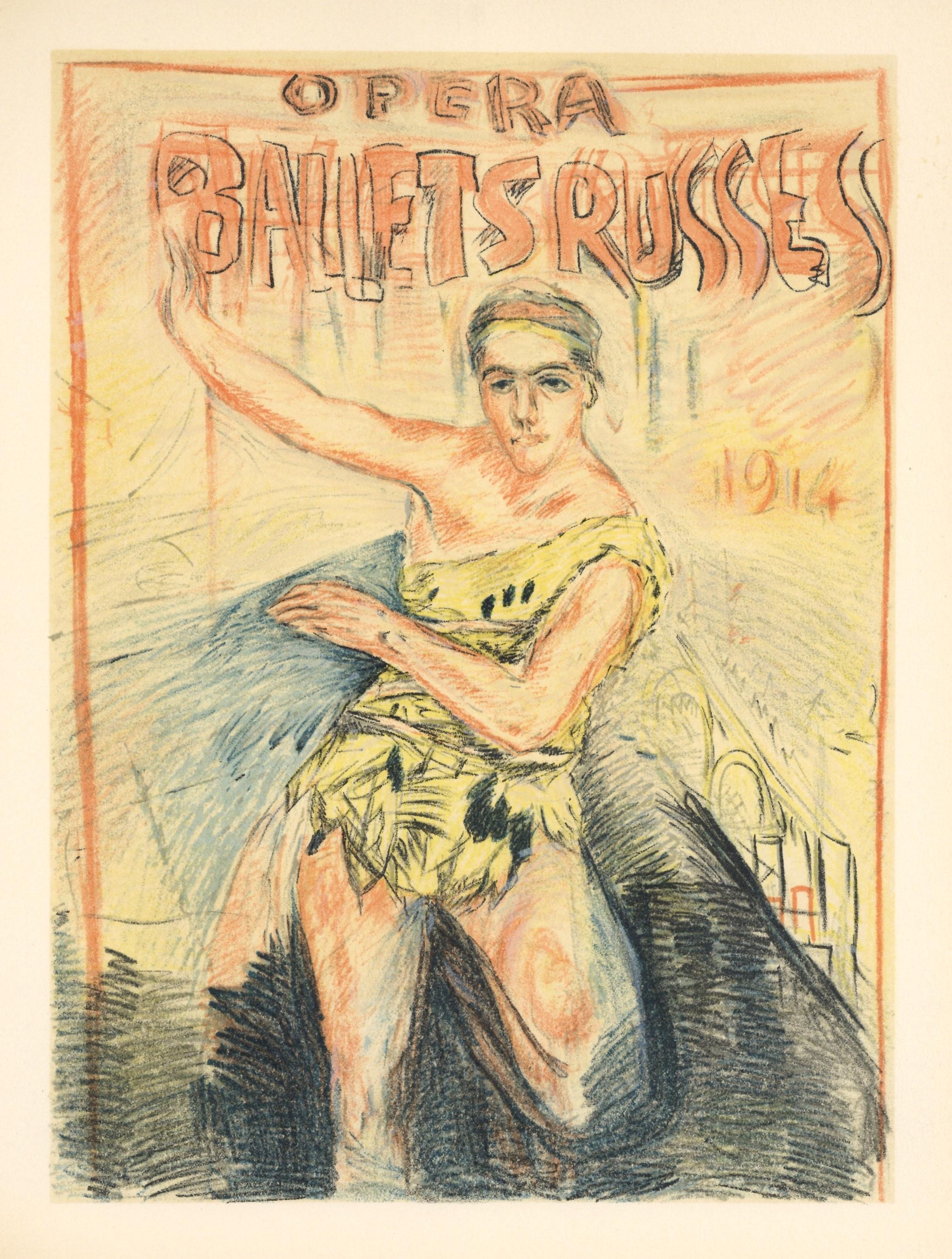 "Ballets Russes" lithograph - Print by (after) Pierre Bonnard