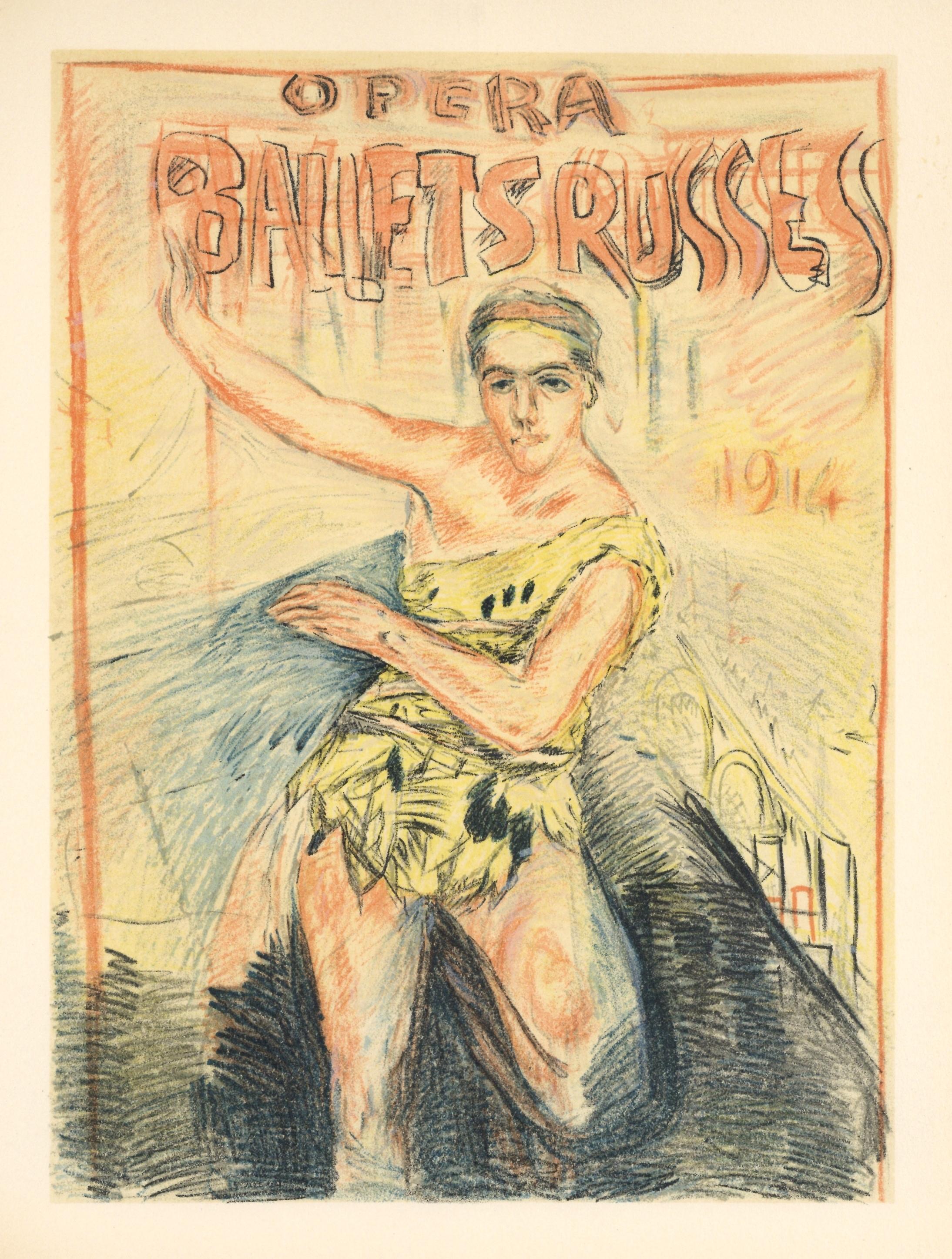 "Litografia "Ballets Russes - Print di (after) Pierre Bonnard
