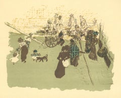 "Coin de rue" lithograph