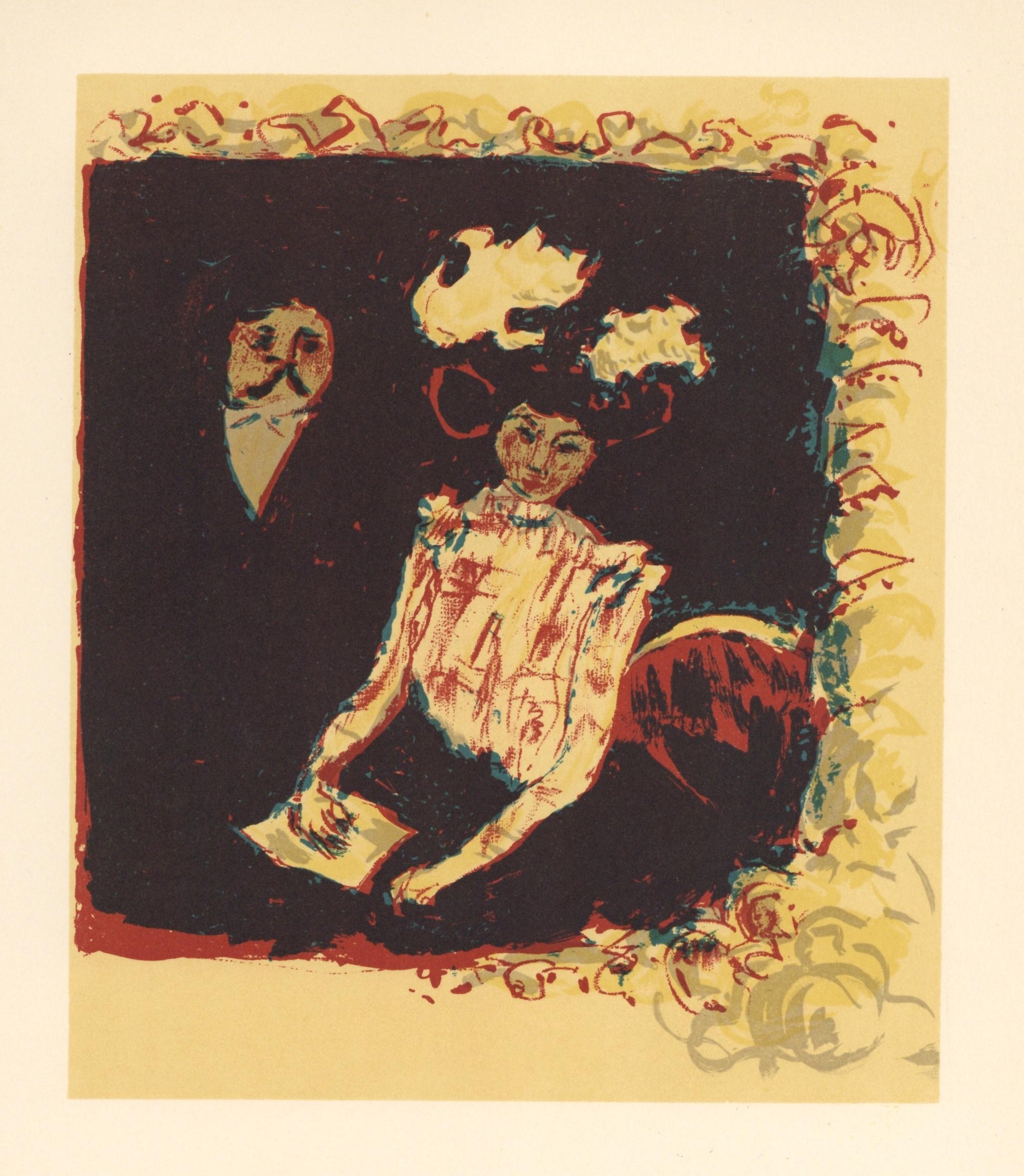 "Frontispice pour la Lithographie en Couleurs" lithographie - Print de (after) Pierre Bonnard