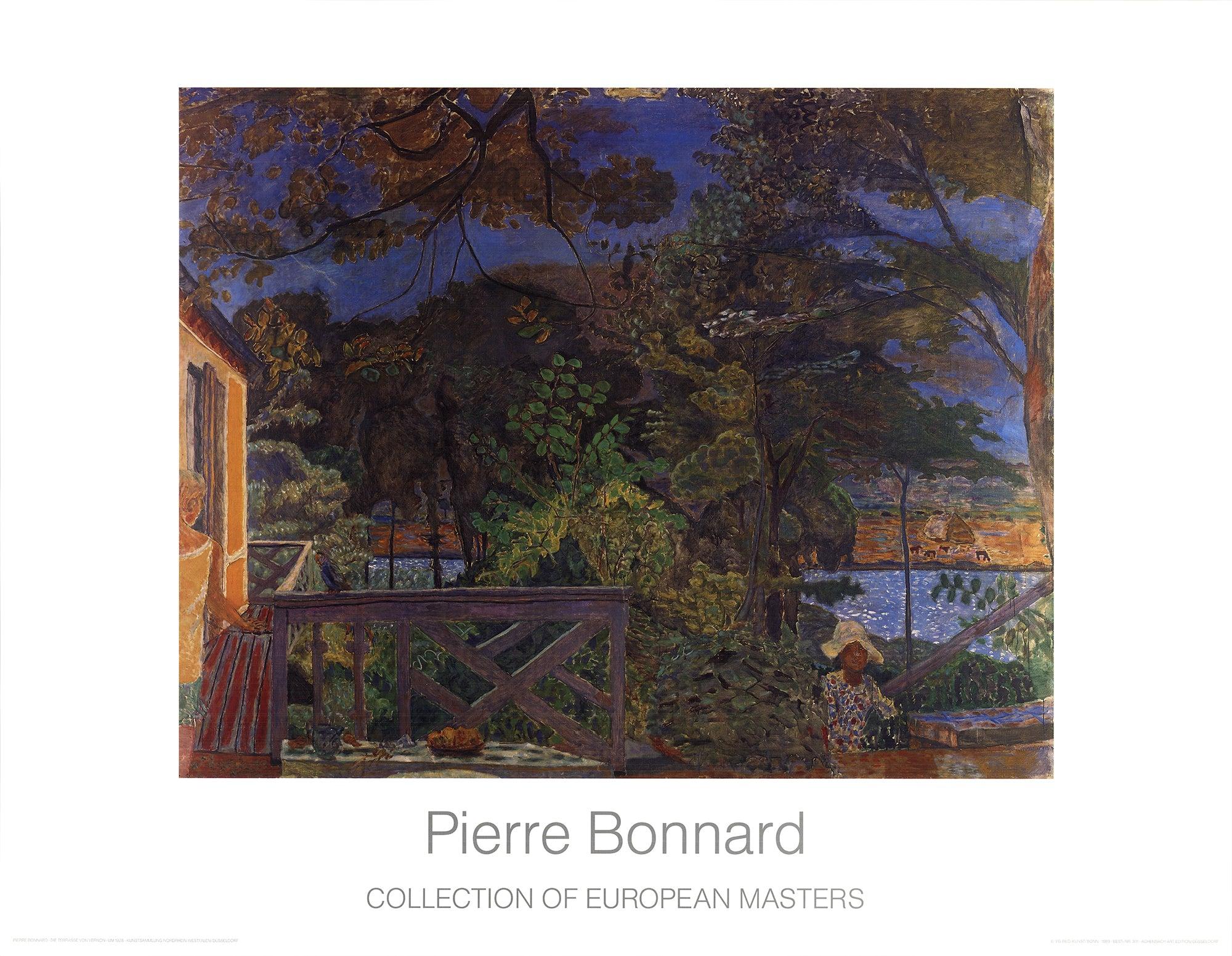 (after) Pierre Bonnard Landscape Print - la Terasse, 1918