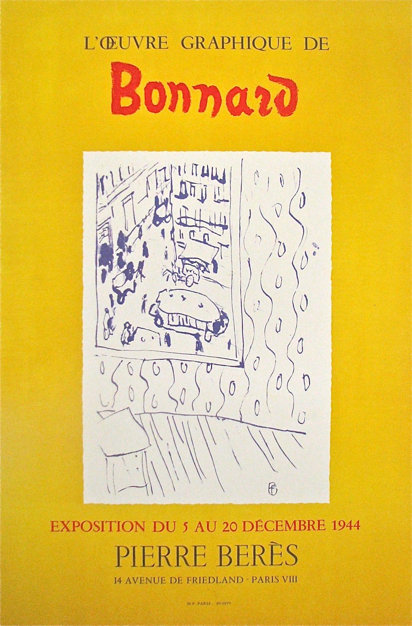 ""L'Oeuvre Graphique de Bonnard"" - Galerie Pierre Bers, (nach Pierre Bonnard