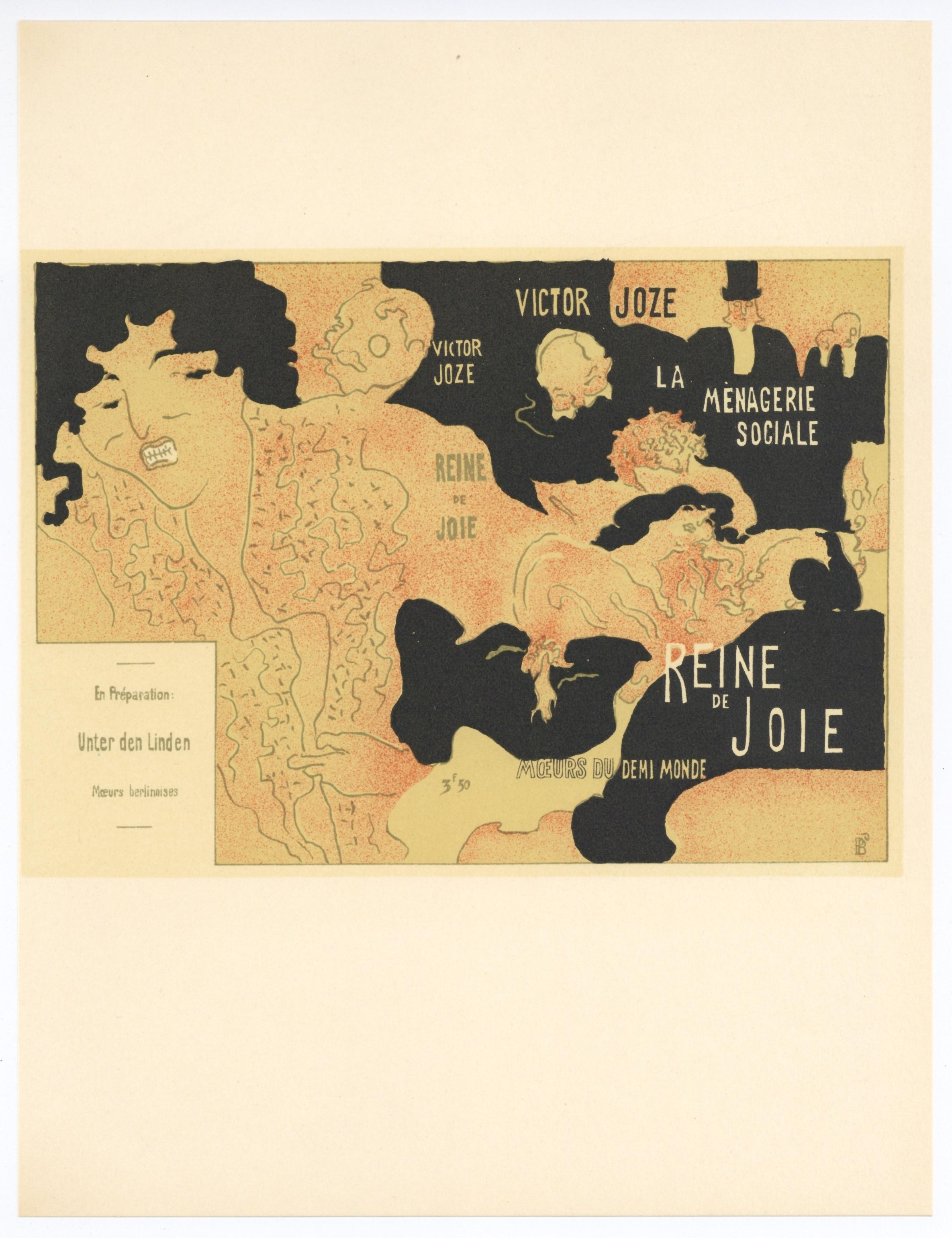 Lithographie « Reine de Joie » - Print de (after) Pierre Bonnard