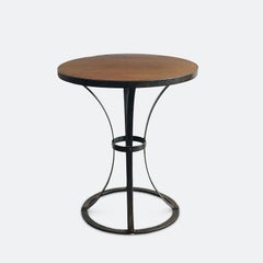 Side Table attributed to Pierre Chareau, Mahogany & Steel, 1920s