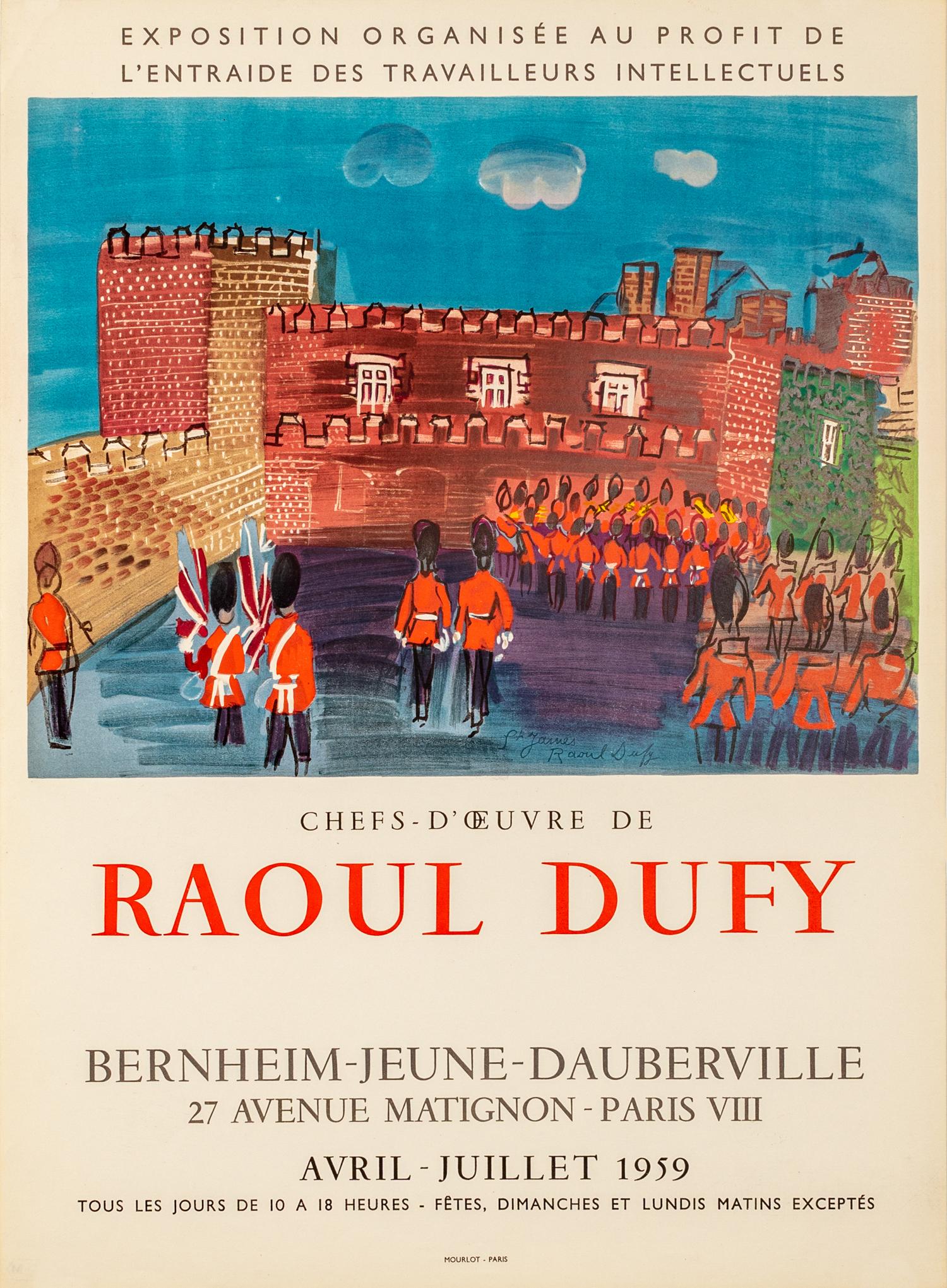 Chefs-D'Oeuvres - Bernheim-Jeune-Dauberville (d'après) Raoul Dufy, 1959 - Print de (after) Raoul Dufy