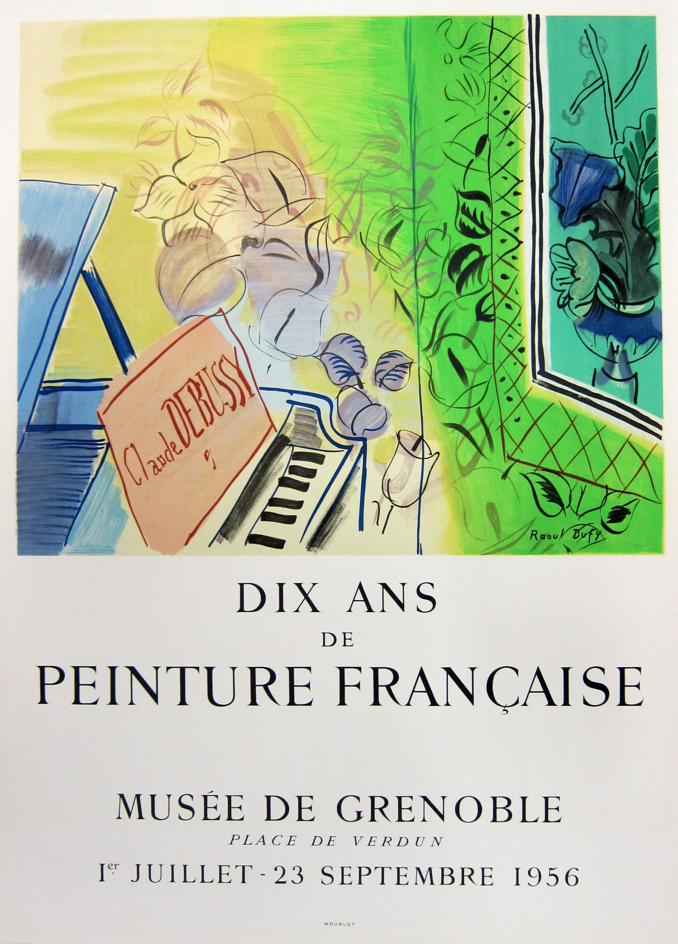 Hommage à Claude Debussy - Institut Franais D'cosse (d'après) Raoul Dufy, 1966