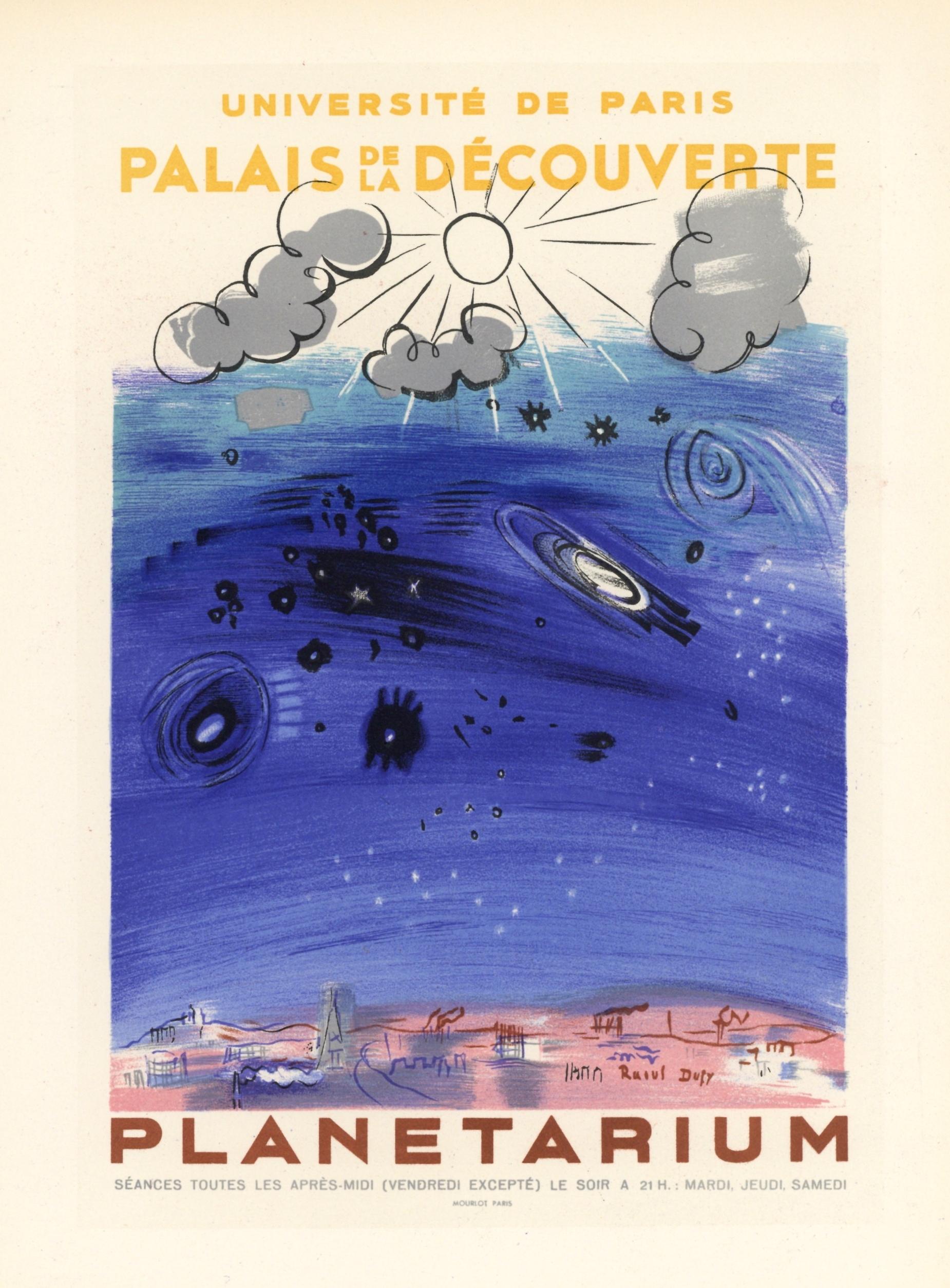 "Planetarium" lithograph poster - Print by (after) Raoul Dufy