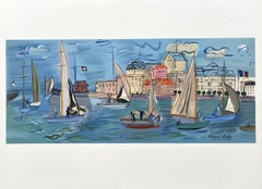 Sailboats - Lithograph Signed in the Plate (Mourlot)