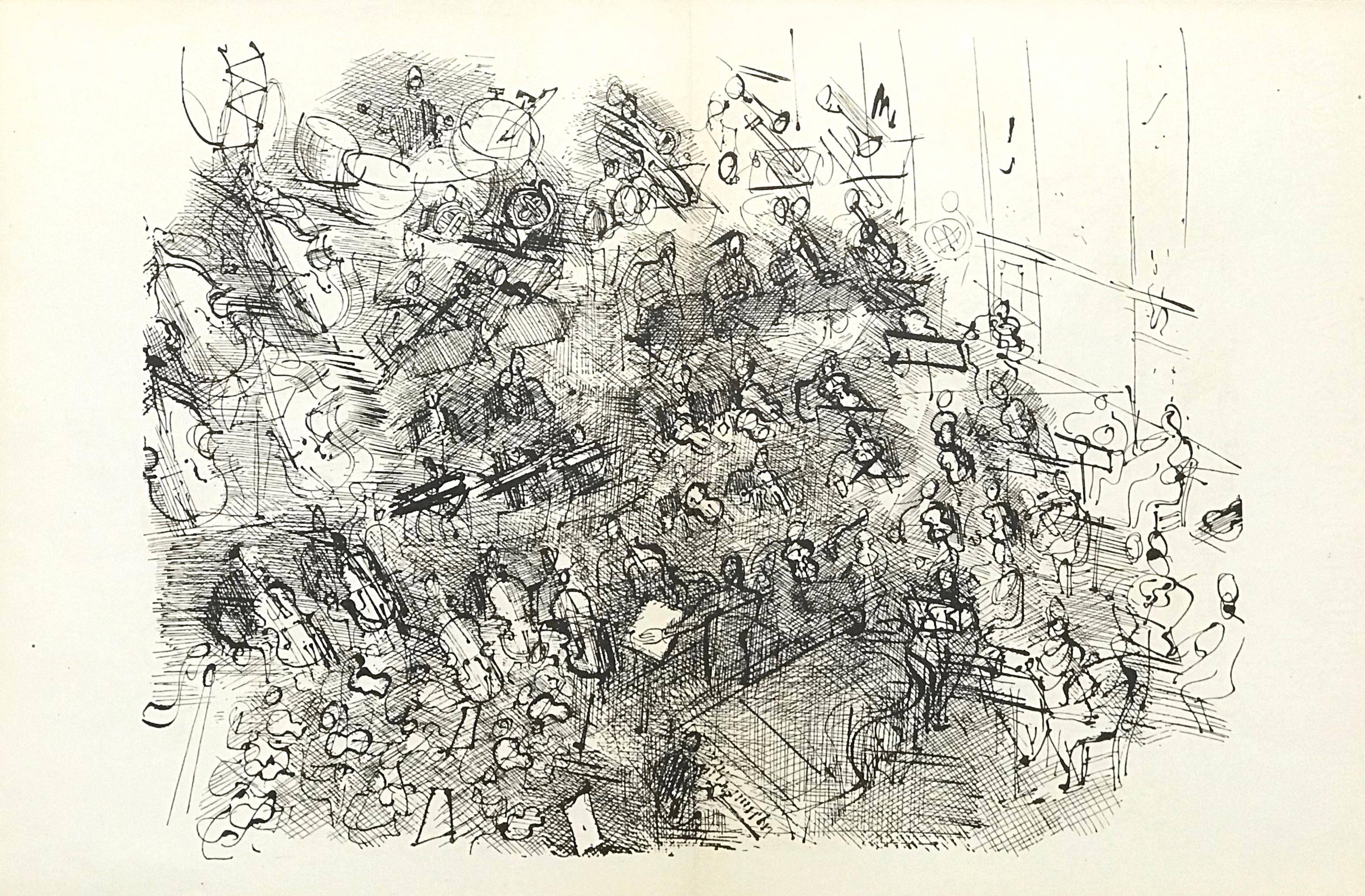 "Une Symphonie" lithograph - Print by (after) Raoul Dufy