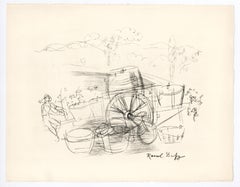 "litografia "Vendanges