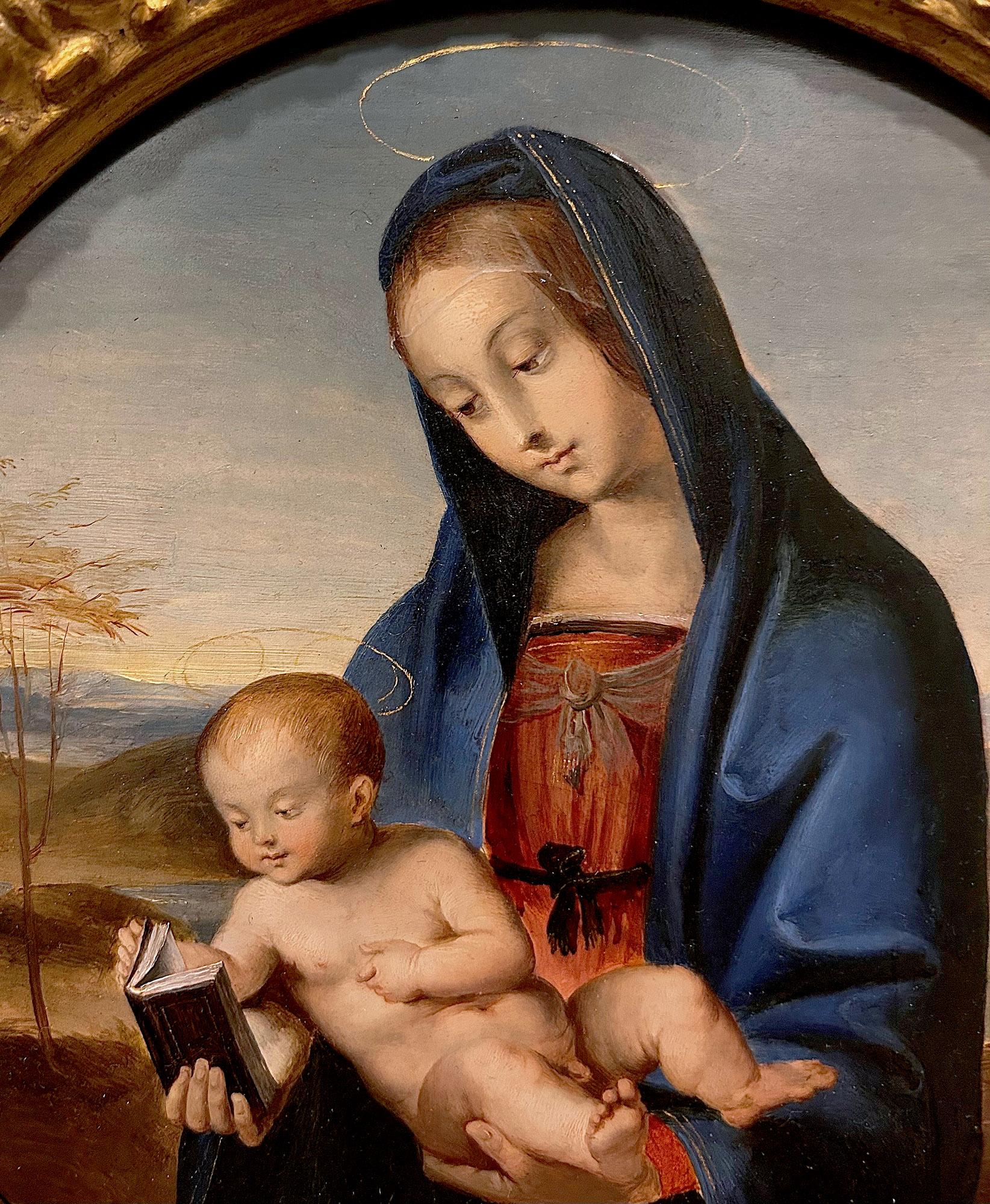 Conestabile Madonna Old Master Rinascimento - Painting di (after) Raphael (Raffaello Sanzio da Urbino)