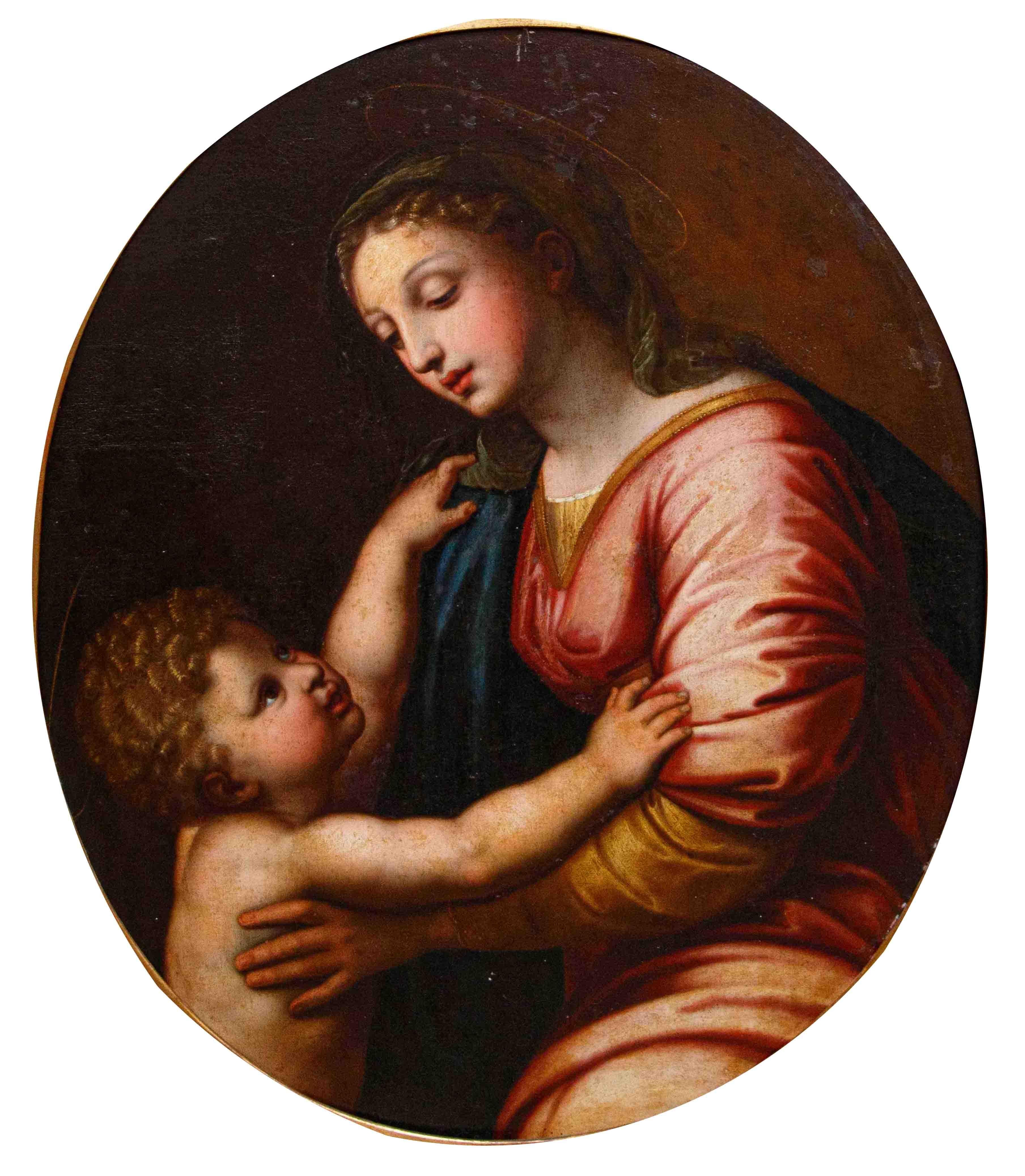 17. Jahrhundert, von Raphael Sanzio (Urbino, 1483 - Rom, 1520), Madonna im Angebot 5