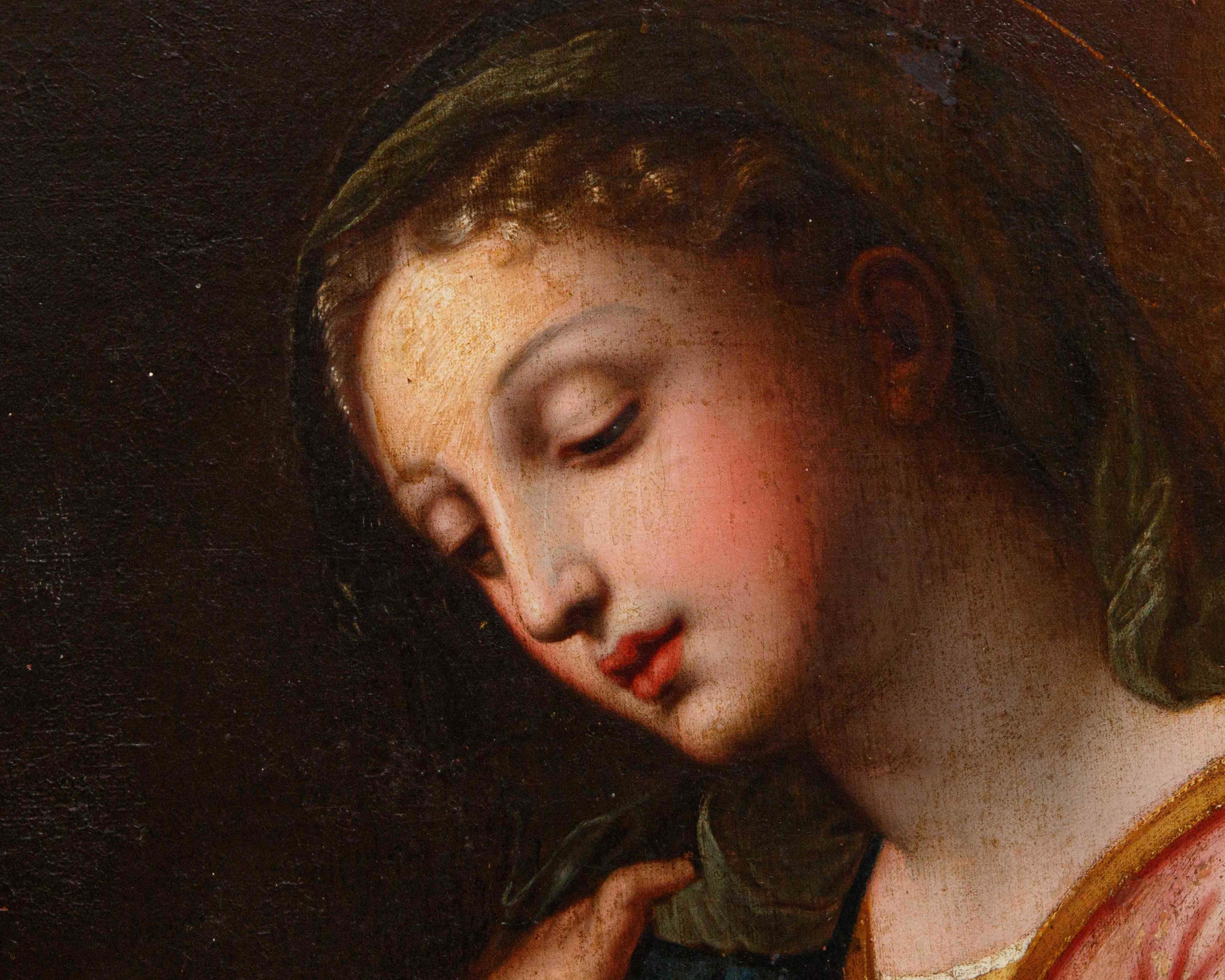 17. Jahrhundert, von Raphael Sanzio (Urbino, 1483 - Rom, 1520), Madonna – Painting von (after) Raphael (Raffaello Sanzio da Urbino)
