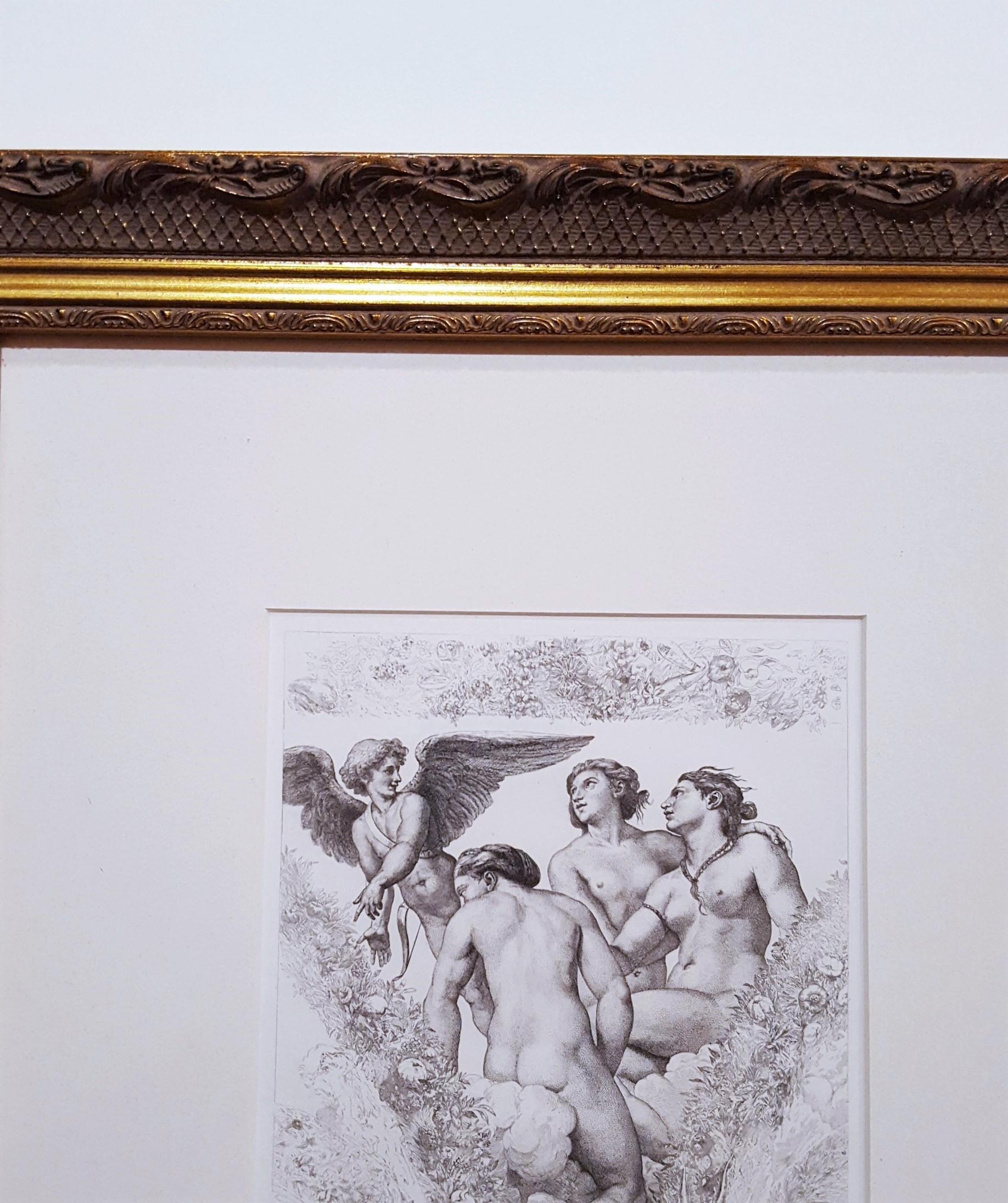 L'Amour Montrant Psyché Aux Graces /// Renaissance Mythology Raphael Classics  en vente 3