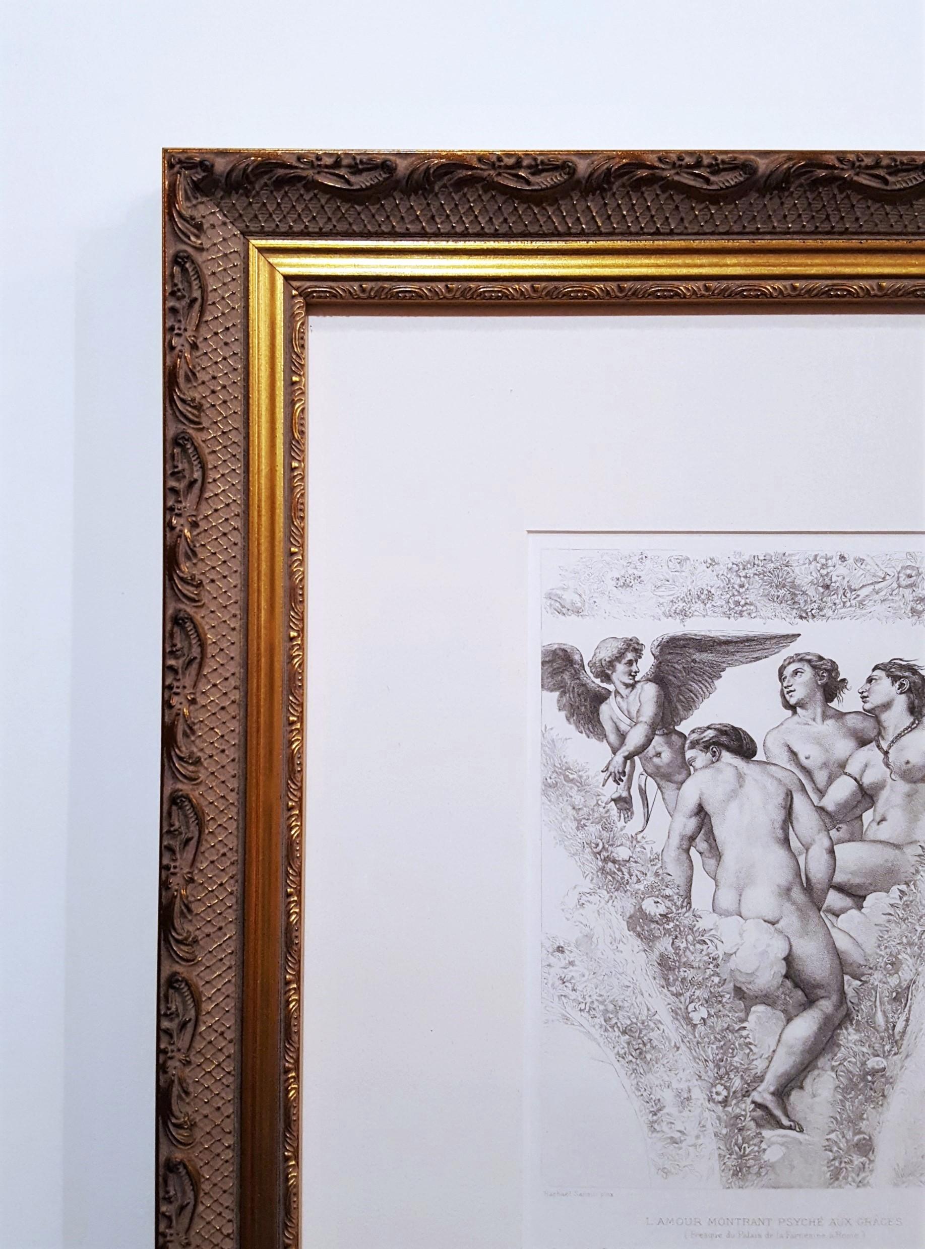 L'Amour Montrant Psyche Aux Graces /// Renaissance Mythology Raphael Classics For Sale 1