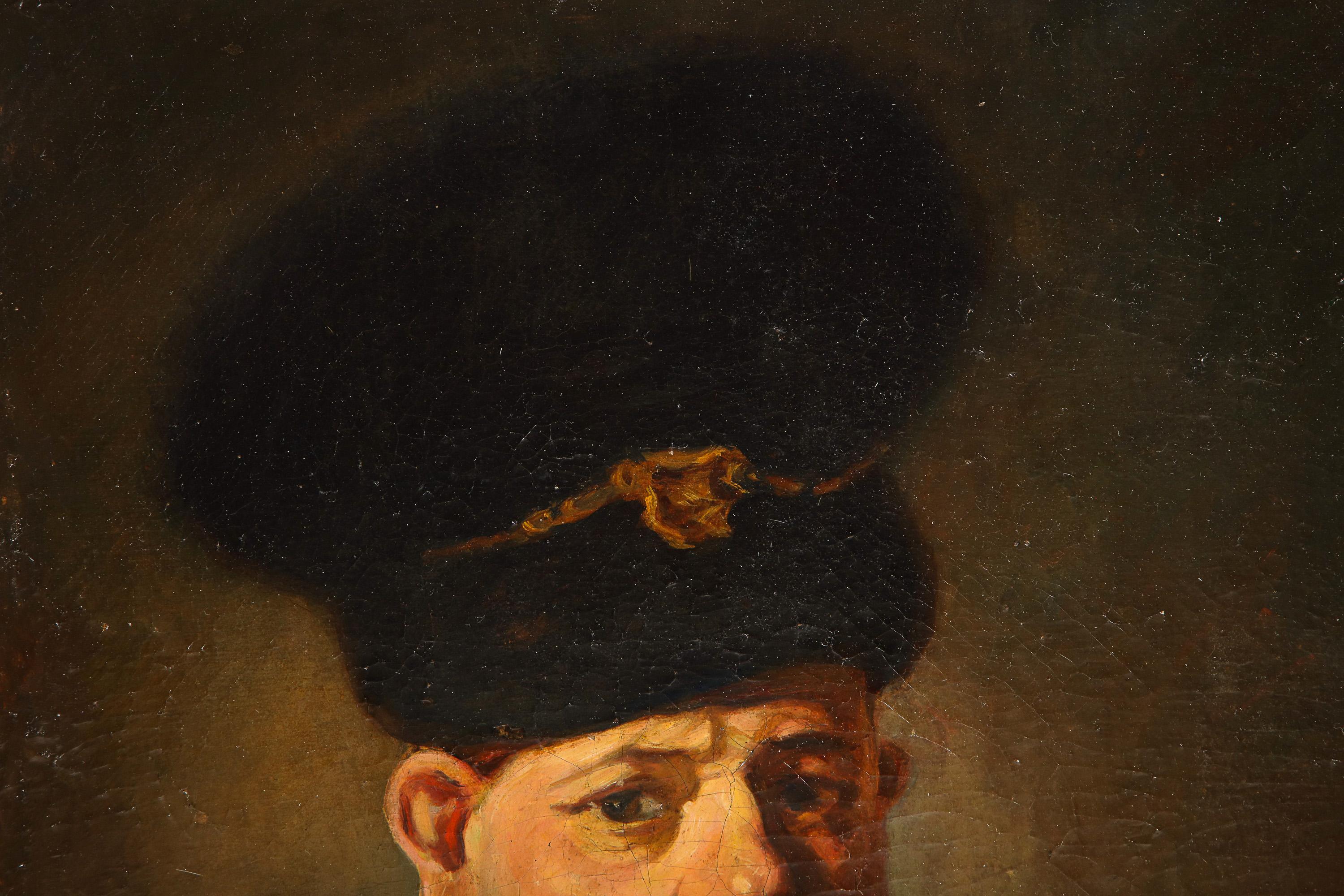 (After) Rembrandt, A Polish Nobleman, Oil on Canvas Painting, 19th Century 2