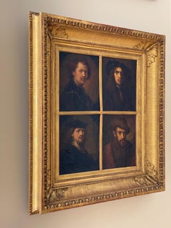 Rembrandt van Rijn (After), Four Portraits and Self Portraits