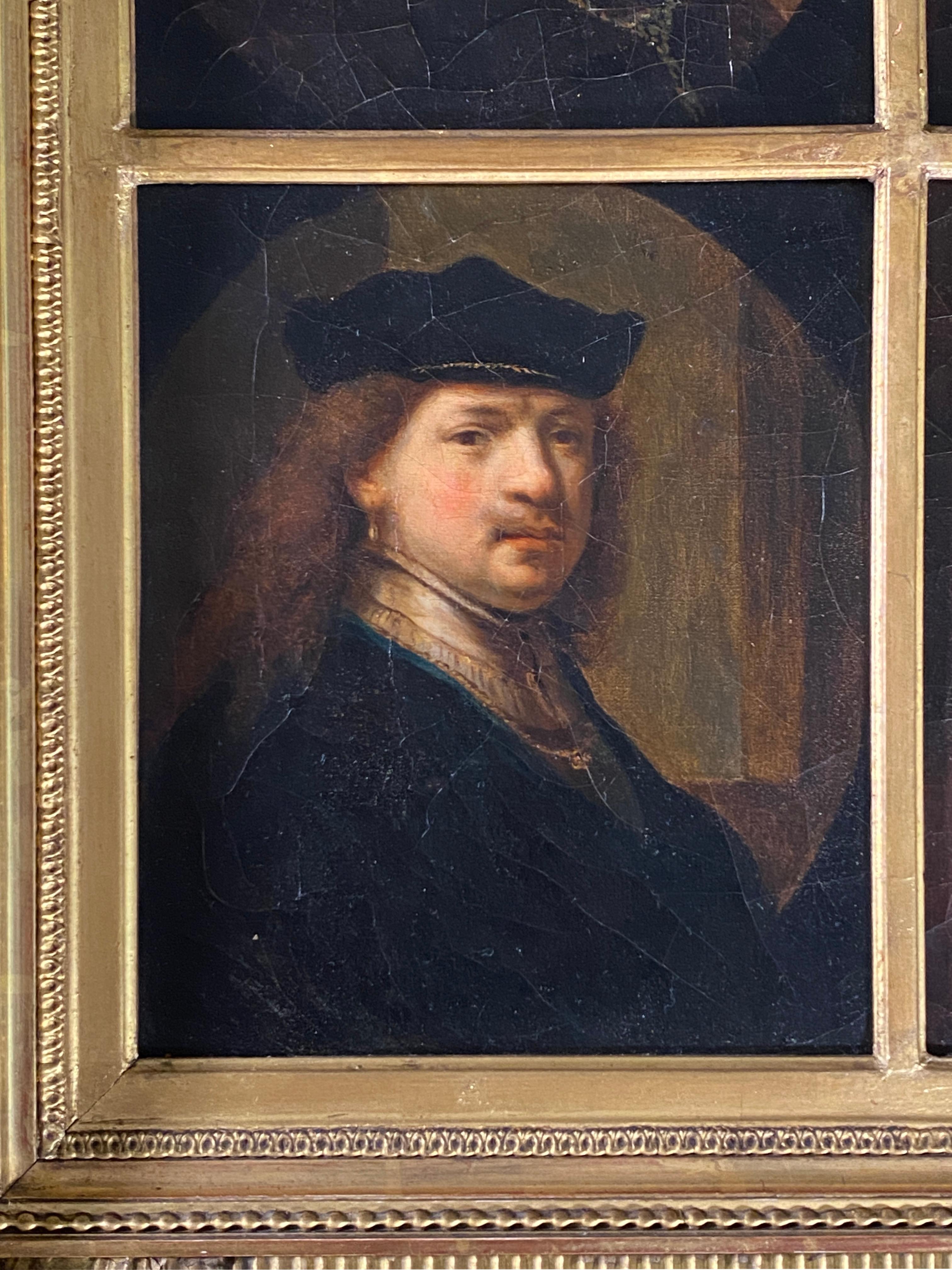 Rembrandt van Rijn (After), Four Portraits and Self Portraits For Sale 1