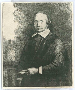 Jan Antonides van der Linden - Engraving after Rembrandt - 19th Century