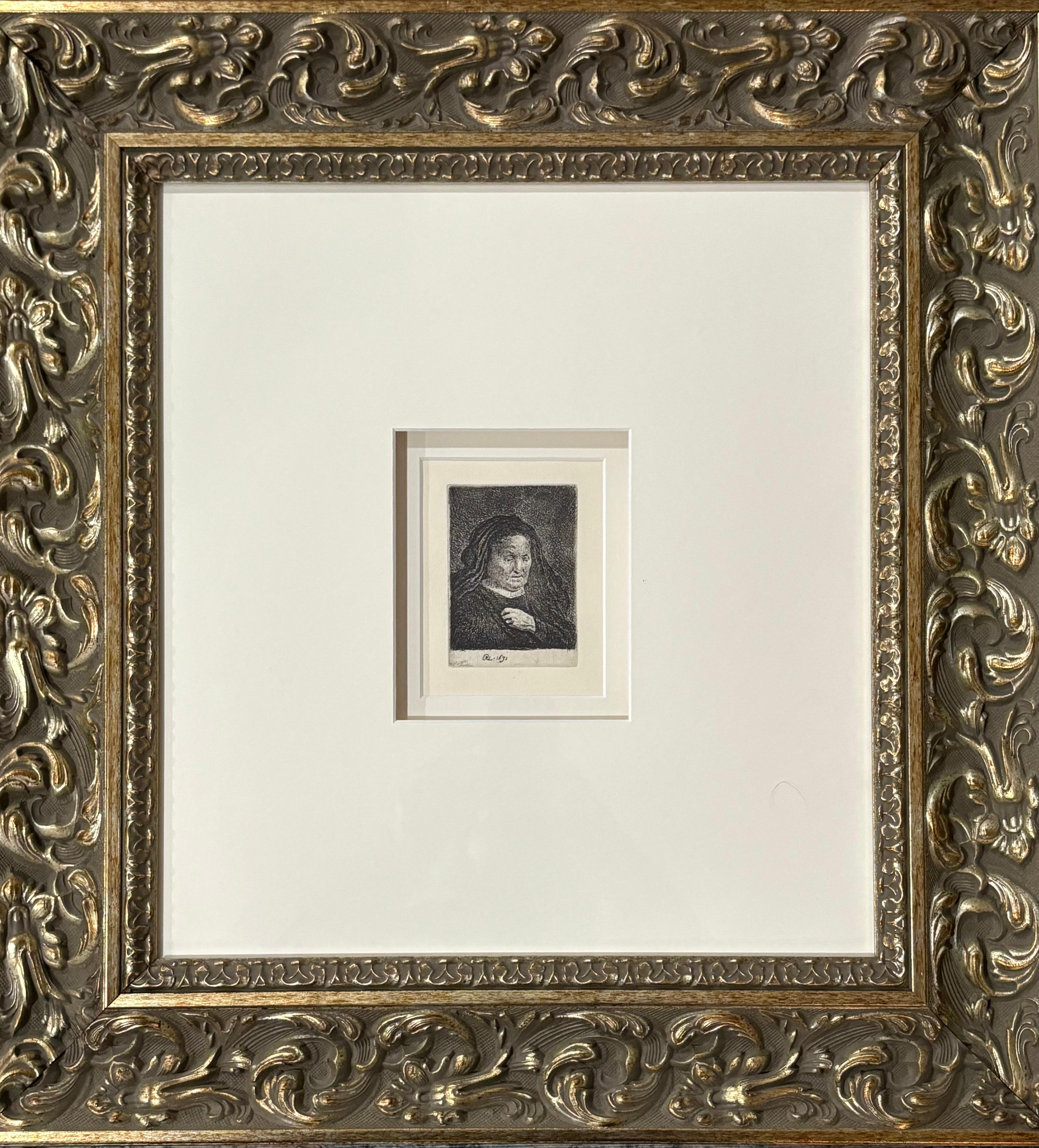 "Los artistas Madre 1631" - Print de (After) Rembrandt van Rijn 
