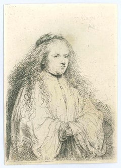 The Little Jewish Bride - Etching after Rembrandt - 19th Century