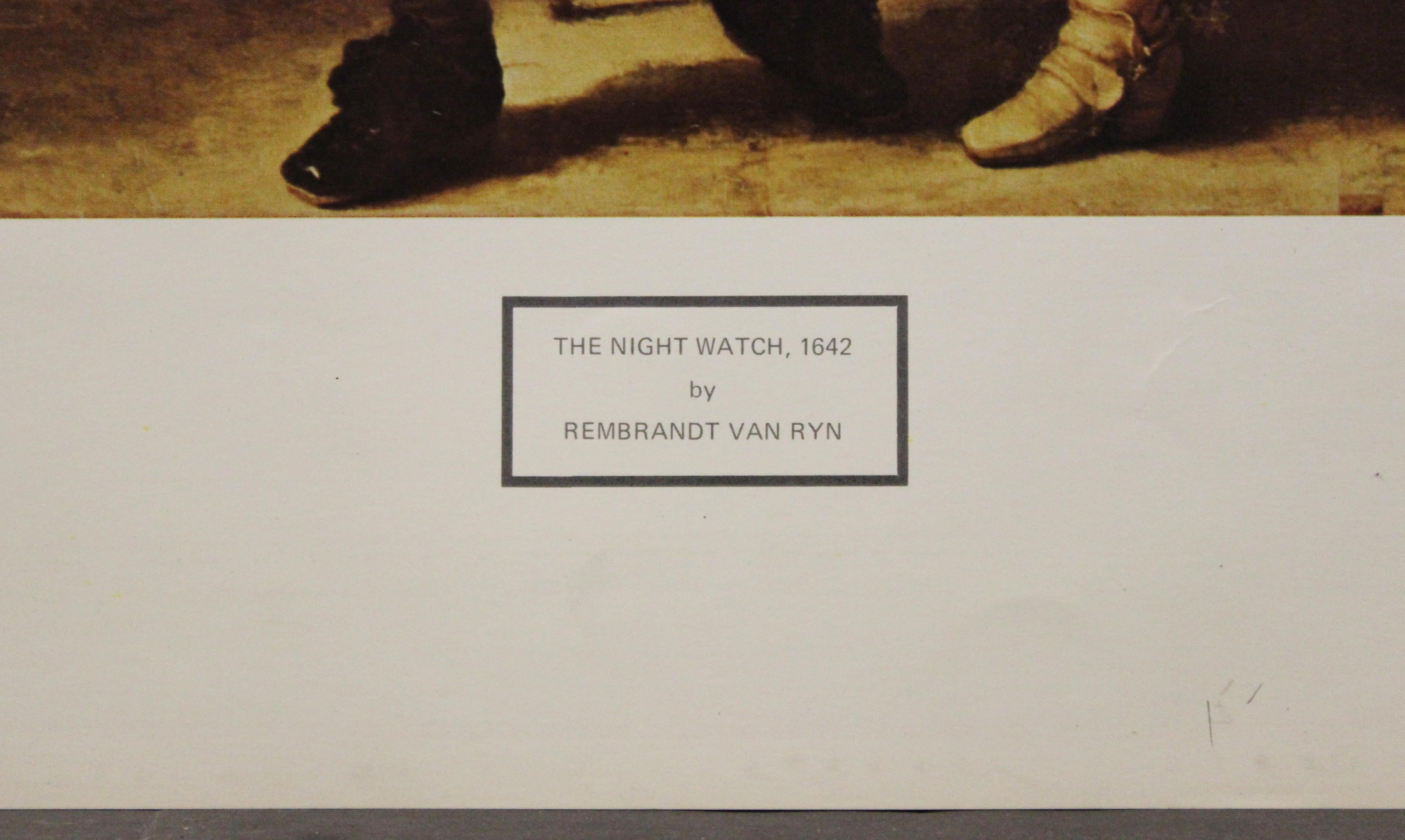 The Night Watch-Poster. Haddad's Fine Arts Inc.  - Print by (After) Rembrandt van Rijn 