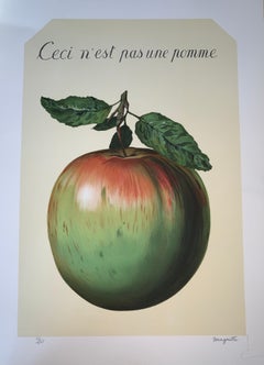 Ceci n'est pas une Pomme - 20ème siècle, surréaliste, lithographie, figurative Prin