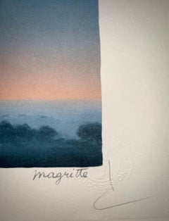 La Bataille De L'Argonne - 20th Century, Surrealist, Lithograp, Figurative Print