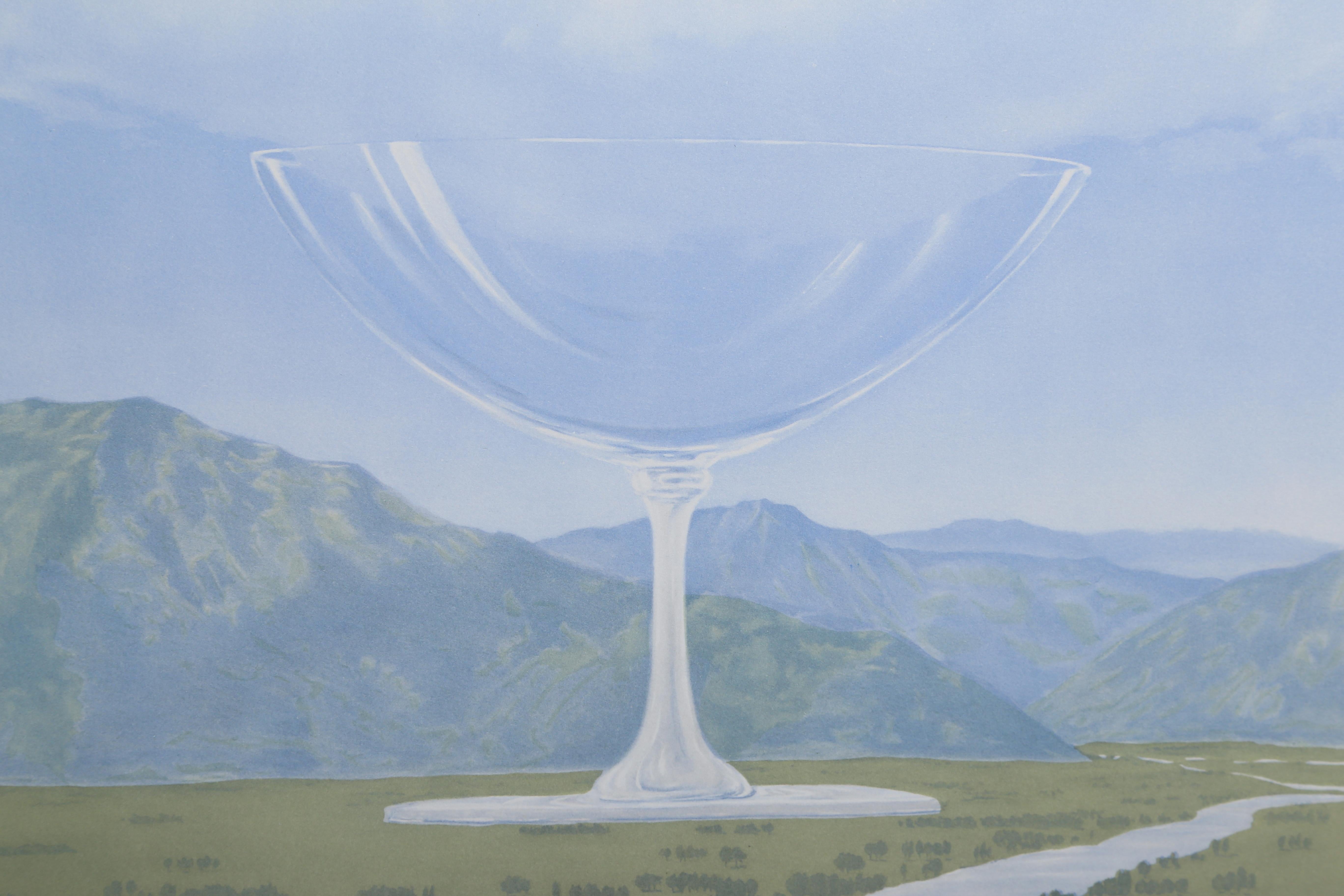 La Corde Sensible, Surrealist Lithograph after Magritte - Print by (after) René Magritte