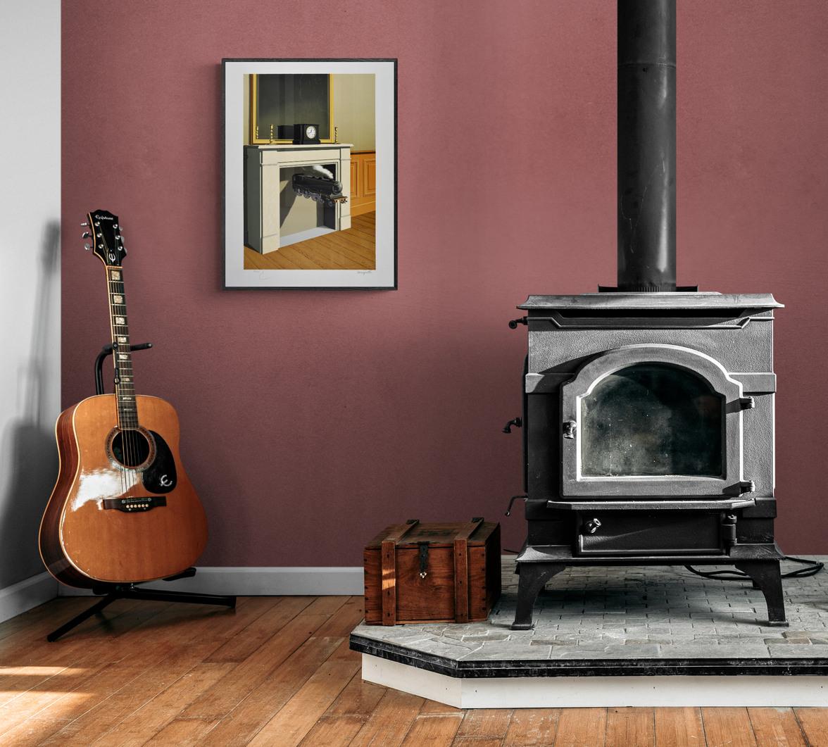 René Magritte - LA DURÉE POIGNARDÉE Limited Surrealism French Contemporary 1