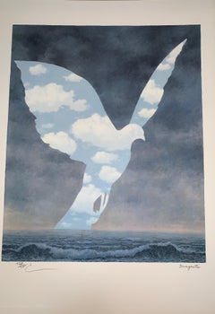 La Grande Famille - 20th Century, Surrealist, Lithograph, Figurative Print