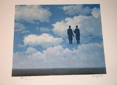 La Reconnaissance Infinie - 20th Century, Surrealist, Lithograph, Figurative Pri