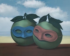 La Valse Hésitation - 20th Century, Surrealist, Lithograph, Figurative Print