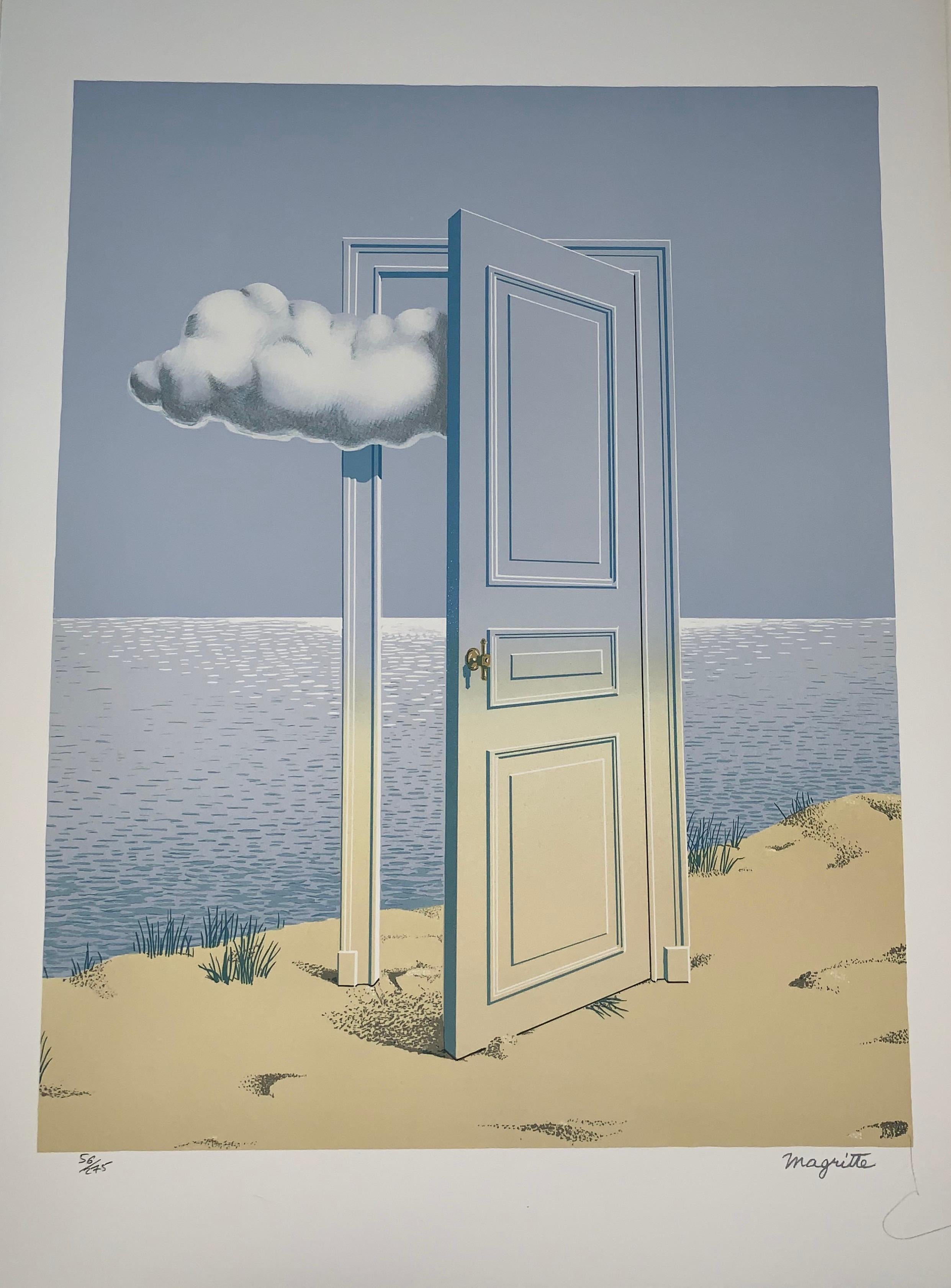 La Victoire – 20. Jahrhundert:: Surrealistisch:: Lithographie:: figurativer Druck – Print von (after) René Magritte