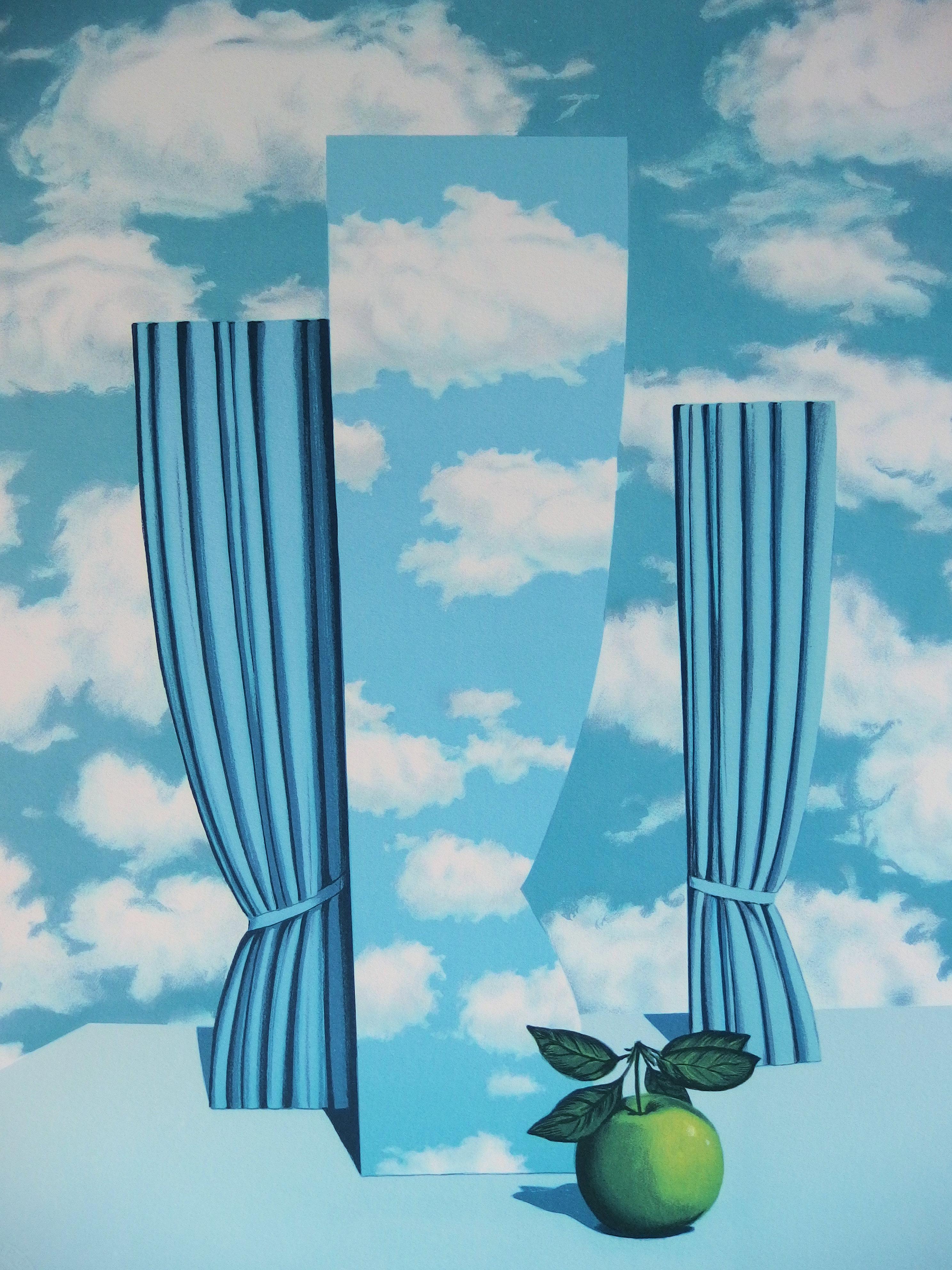 Le Beau Monde - Lithograph - Surrealist Print by (after) René Magritte