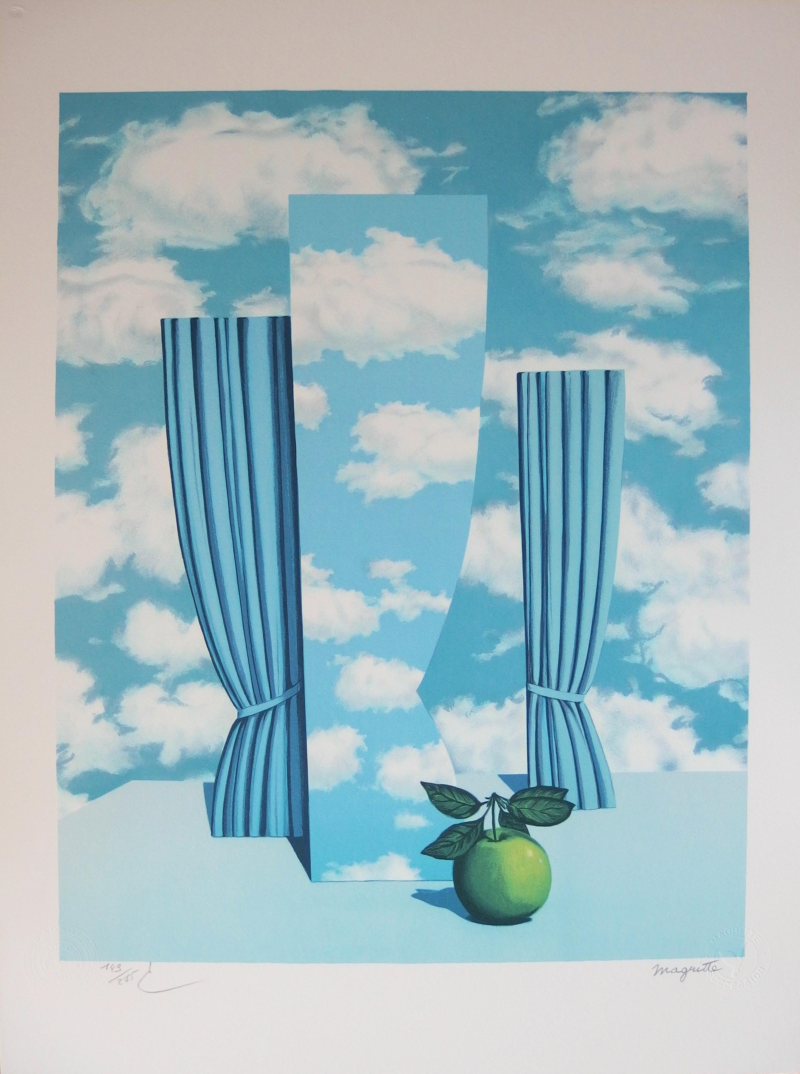 (after) René Magritte Landscape Print – Le Beau Monde - Lithograph