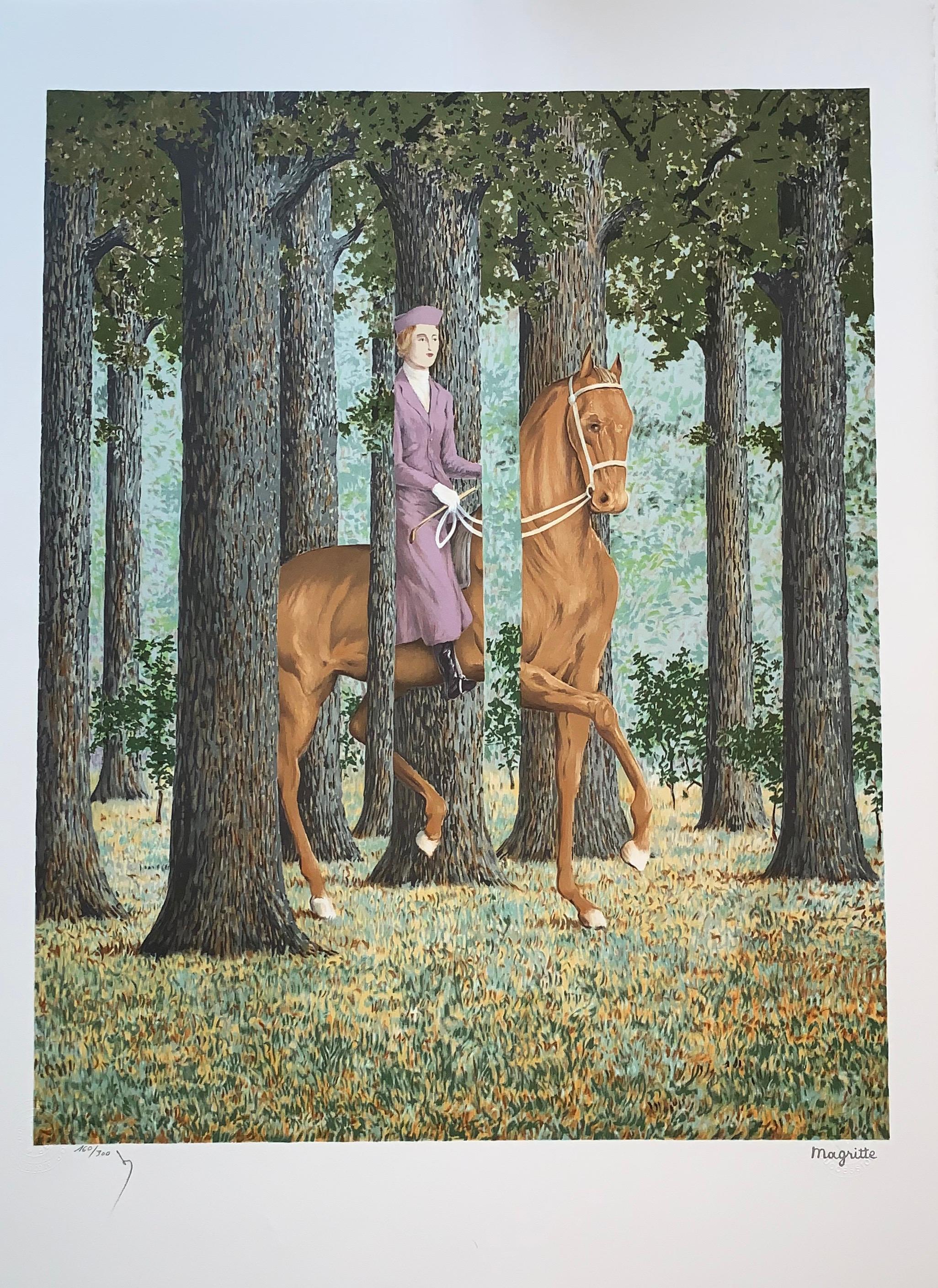 Le Blanc Seing - 20th Century, Surrealist, Lithograph, Figurative Print 2