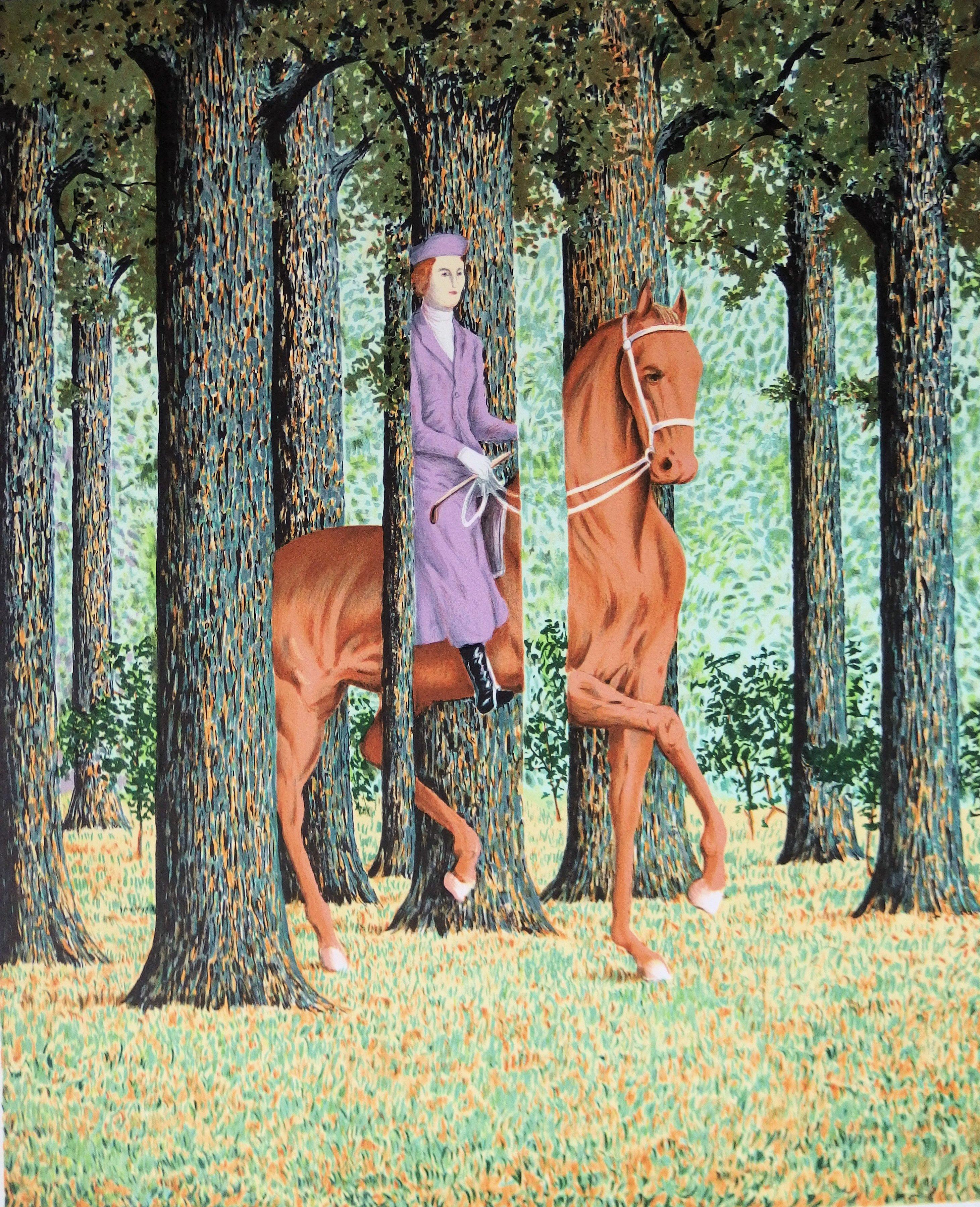 magritte horse painting