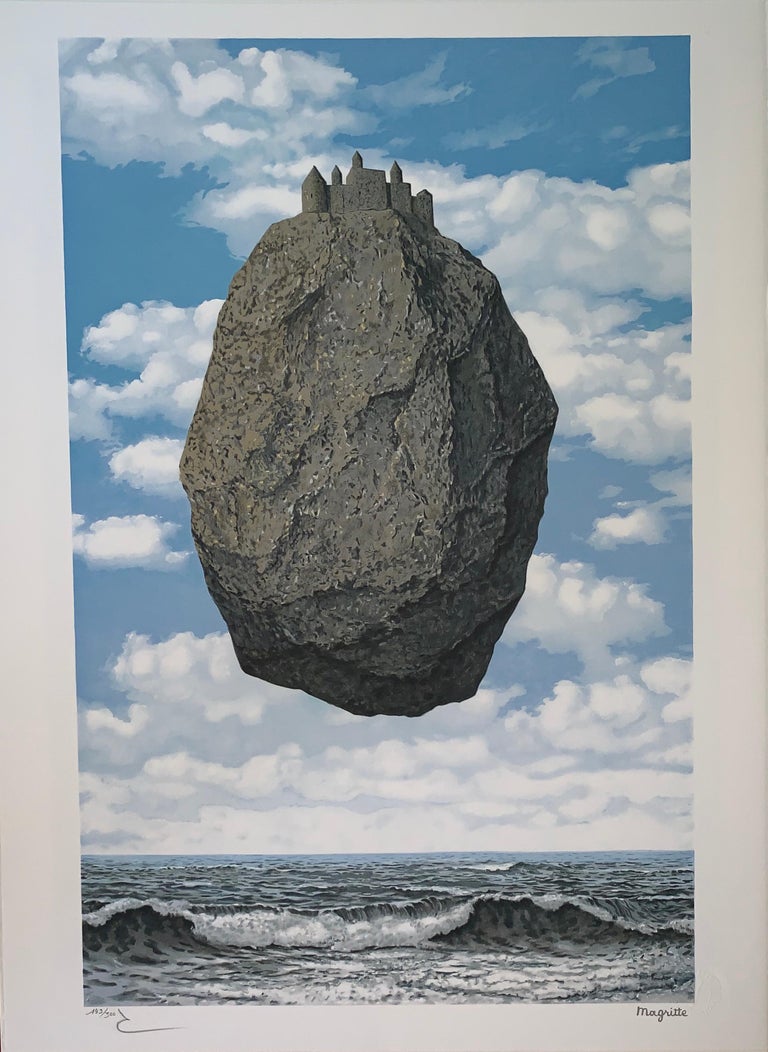 Numbered: 193/300
Color lithograph after the 1959 oil on canvas by René Magritte, printed signature of Magritte and numbered from the edition of 300. 
The lithograph features the dry stamps of the Magritte Foundation & ADAGP and is countersigned in