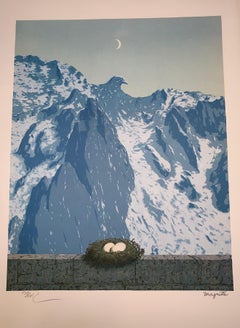 Le Domaine d'Arnheim - 20ème siècle, surréaliste, lithographie, impression figurative