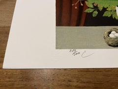 Le Plagiat - 20th Century, Surrealist, Lithograph, Figurative Print