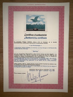 Le Printemps - 20ème siècle, surréaliste, lithographie, impression figurative