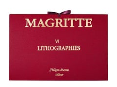 Cartera Magritte VI 16 litografías- Siglo XX, Surrealista, Grabado figurativo