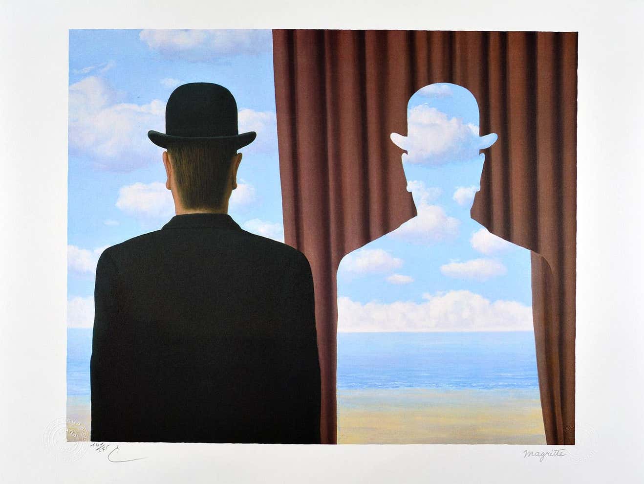 (after) René Magritte - RENÉ MAGRITTE - DÉCALCOMANIE, 1966 - Limited ...