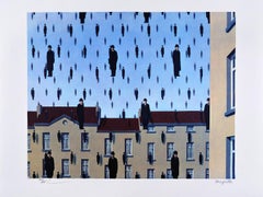 RENÉ MAGRITTE - GOLCONDE, 1953 Limited edition Lithograph - Surrealism