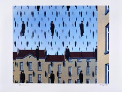 RENÉ MAGRITTE - GOLCONDE, 1953 Limitierte Auflage Lithographie - Surrealismus