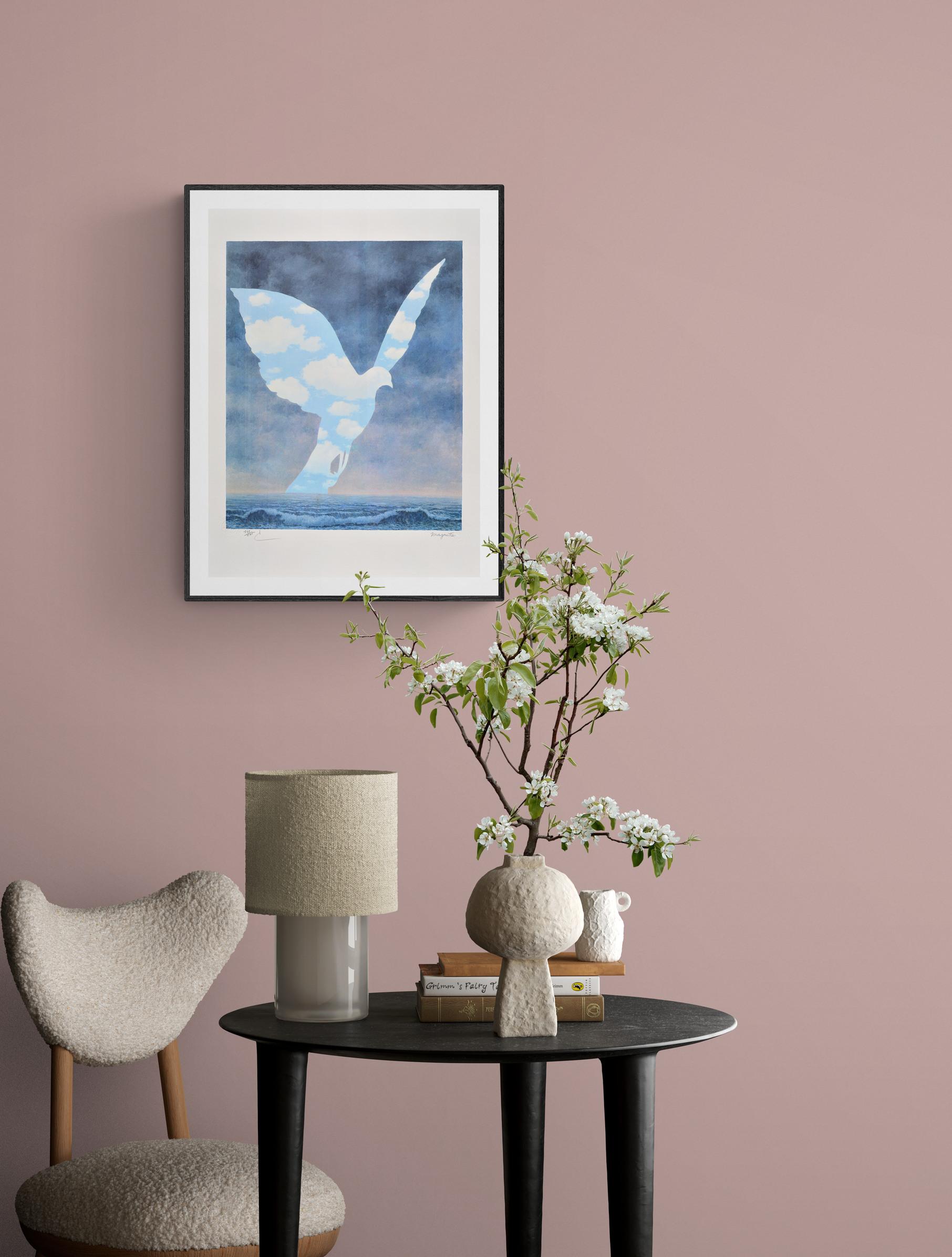 RENÉ MAGRITTE LA GRANDE FAMILLE, 1963 Limited edition Lithograph - Surrealism 4