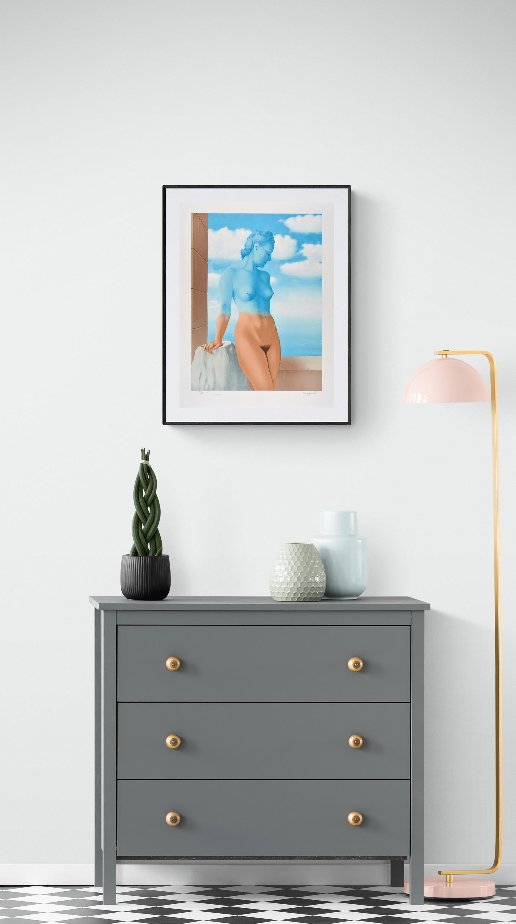 RENÉ MAGRITTE: LA MAGIE NOIRE, 1945 - Limited edition Lithograph Surrealism For Sale 2